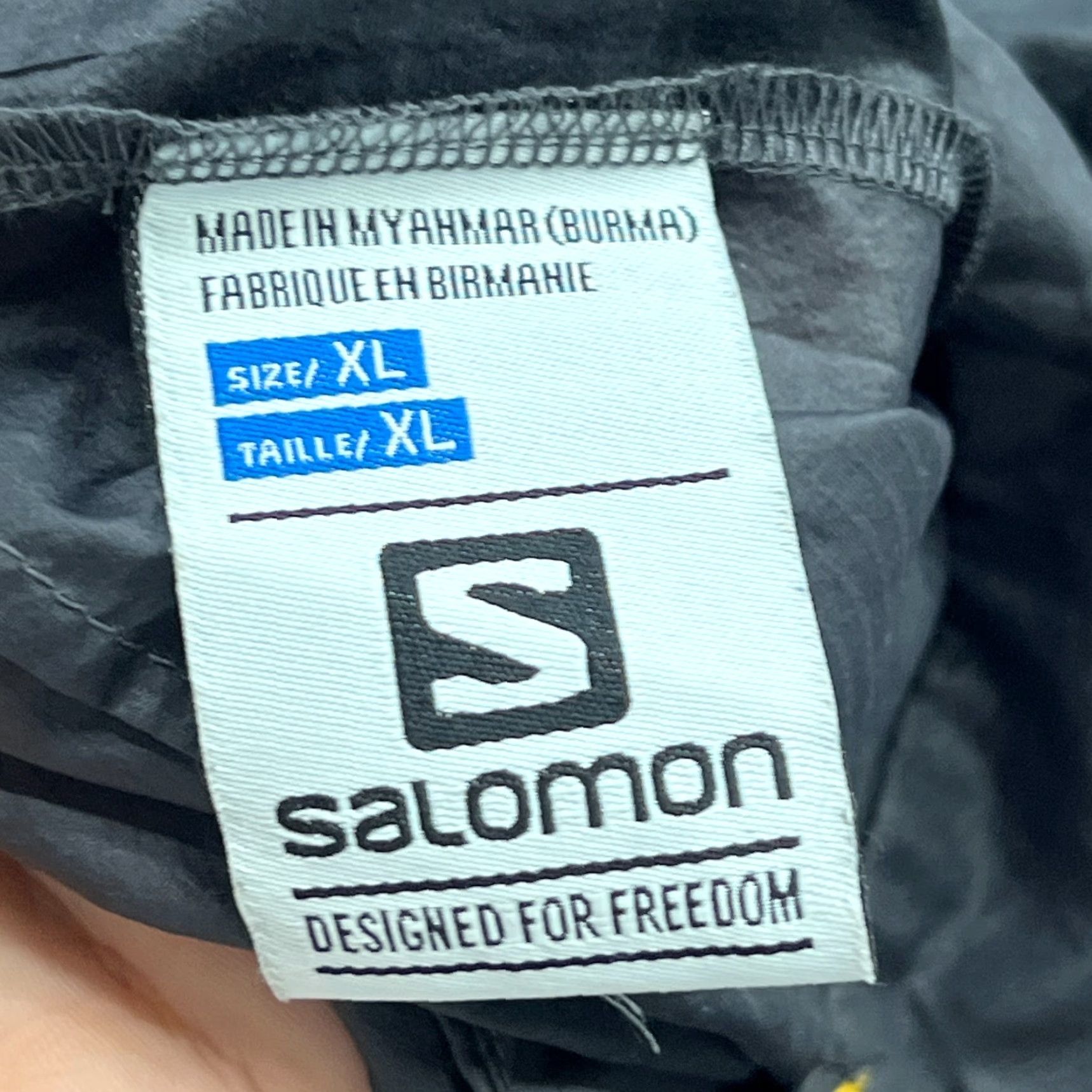 Salomon Salomon Track Jacket Mens L Black Sleeveless Fast Wing Vest Lightweight Full Zip Packable Size US L / EU 52-54 / 3 - 7 Thumbnail