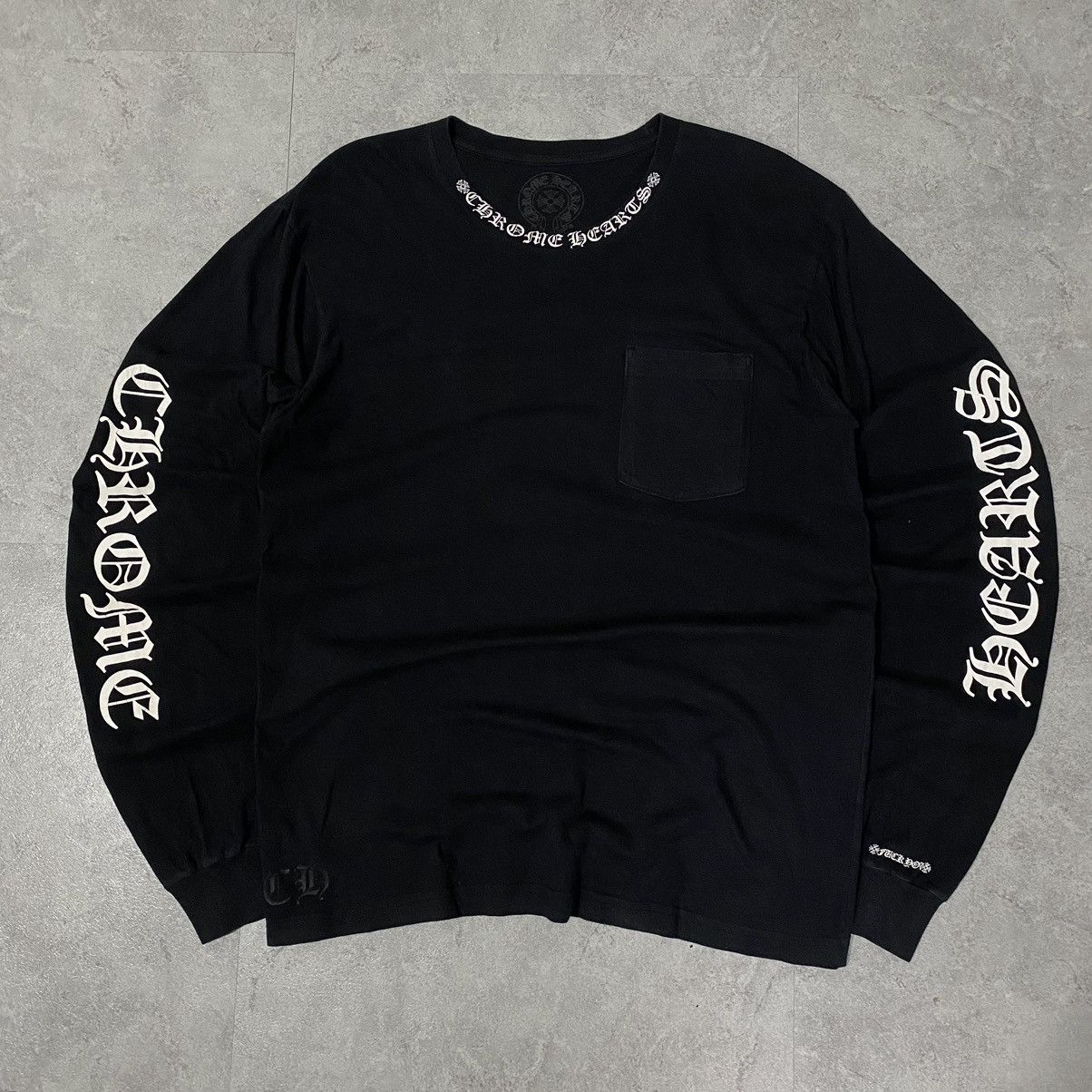 Chrome Hearts Chrome Heart Neck logo Longsleeve Size US L / EU 52-54 / 3 - 1 Thumbnail