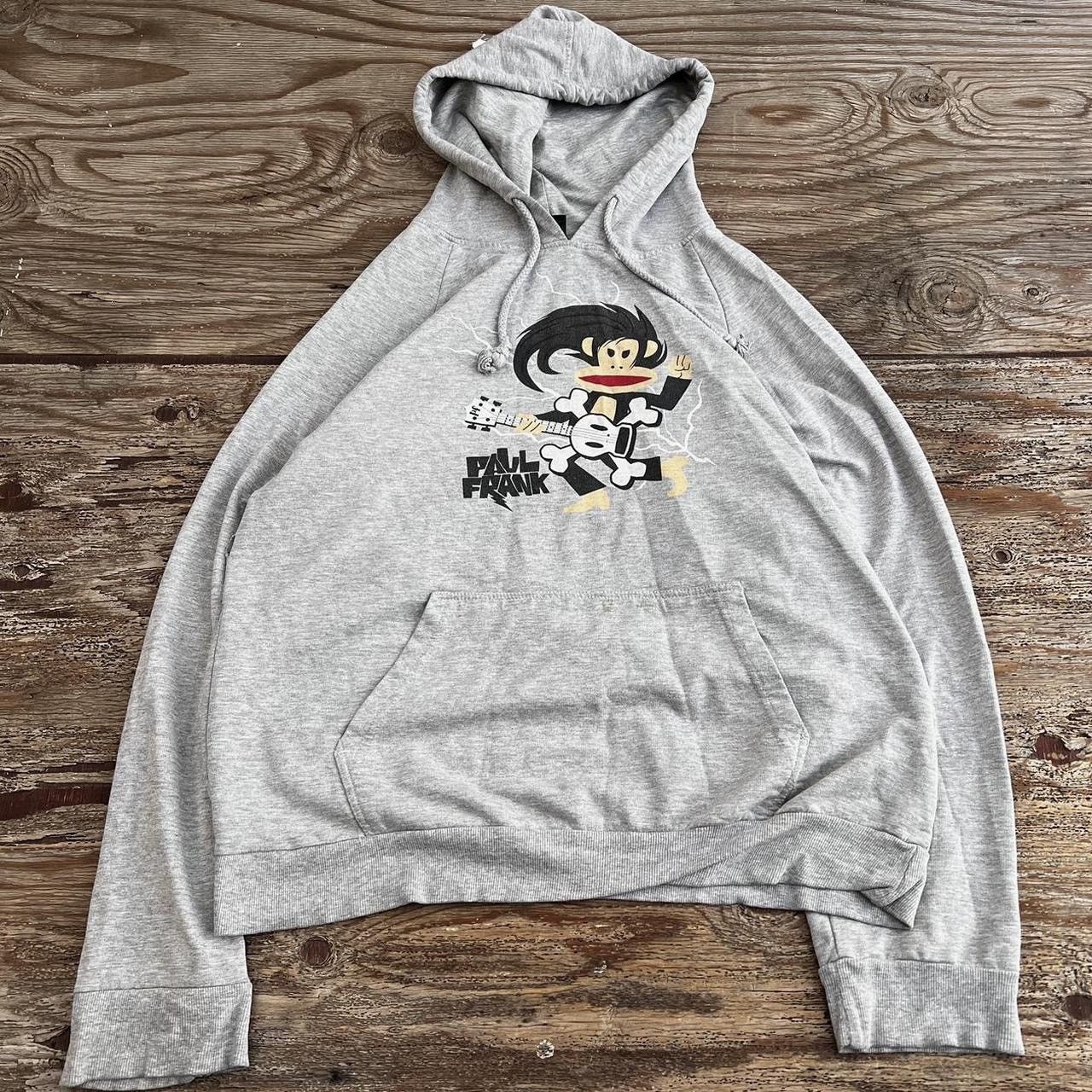 Sweat à Capuche (hoodie) Vintage Paul Frank Années 2000 - Message "Virgins Make A Better Sacrifice" - Taille L - Neuf Sans étiquette