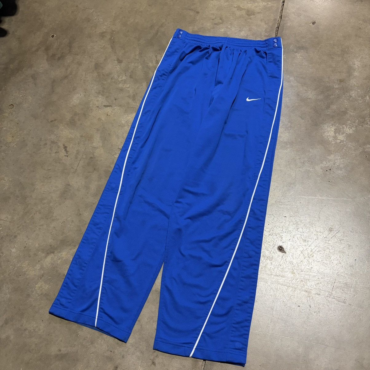 Nike Vintage Nike Tear Away Track Pants Side Button Snap Baggy Size US 29 - 7 Thumbnail