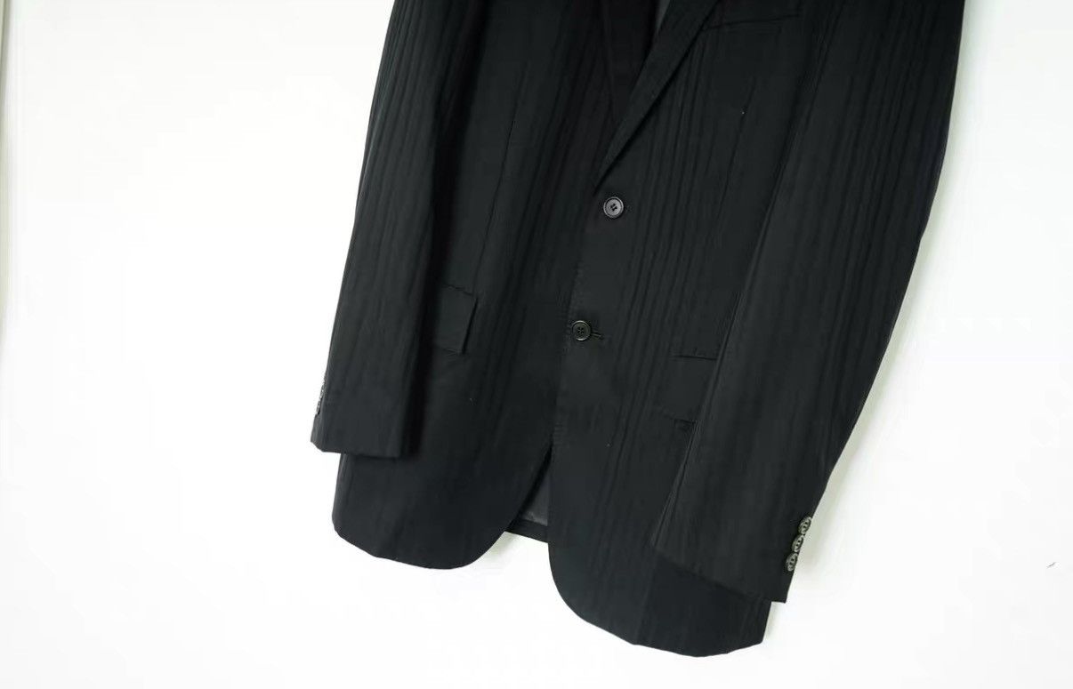 Yohji Yamamoto Yohji Yamamoto AAR Jacquard Mid-Length Blazer Size US L / EU 52-54 / 3 - 6 Thumbnail