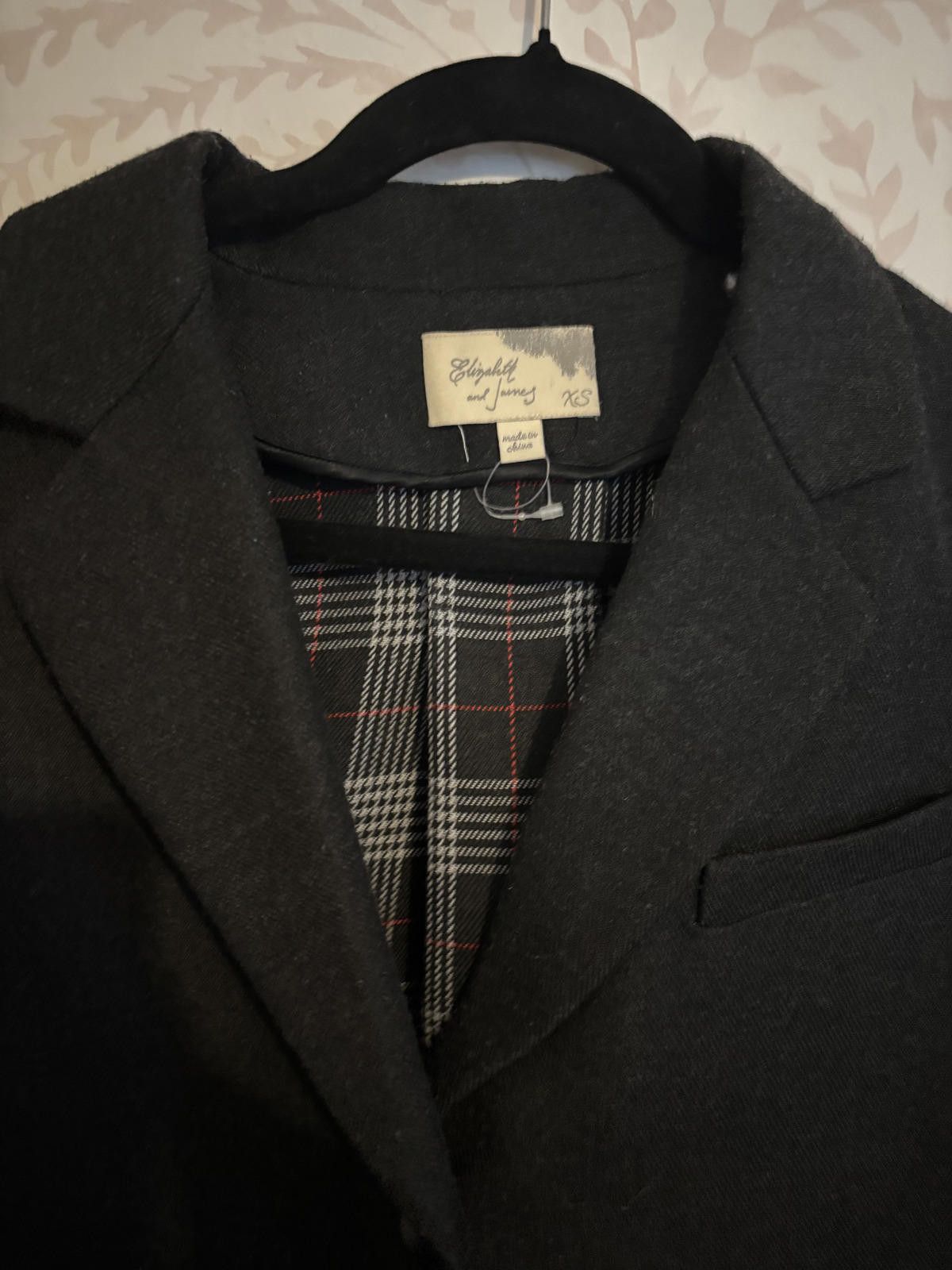Elizabeth and James Elizabeth and James Wool Dark Gray Pea Coat Size XS Size XS / US 0-2 / IT 36-38 - 3 Thumbnail