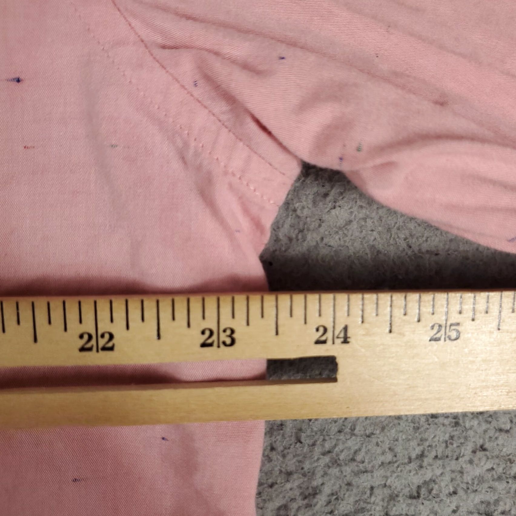 Original Penguin Original Penguin Shirt Mens 16.5 Pink Dress Shirt Long Sleeve Button Up Cotton Woven Collared Slim Fit Modern American Mens Size 42R - 5 Thumbnail