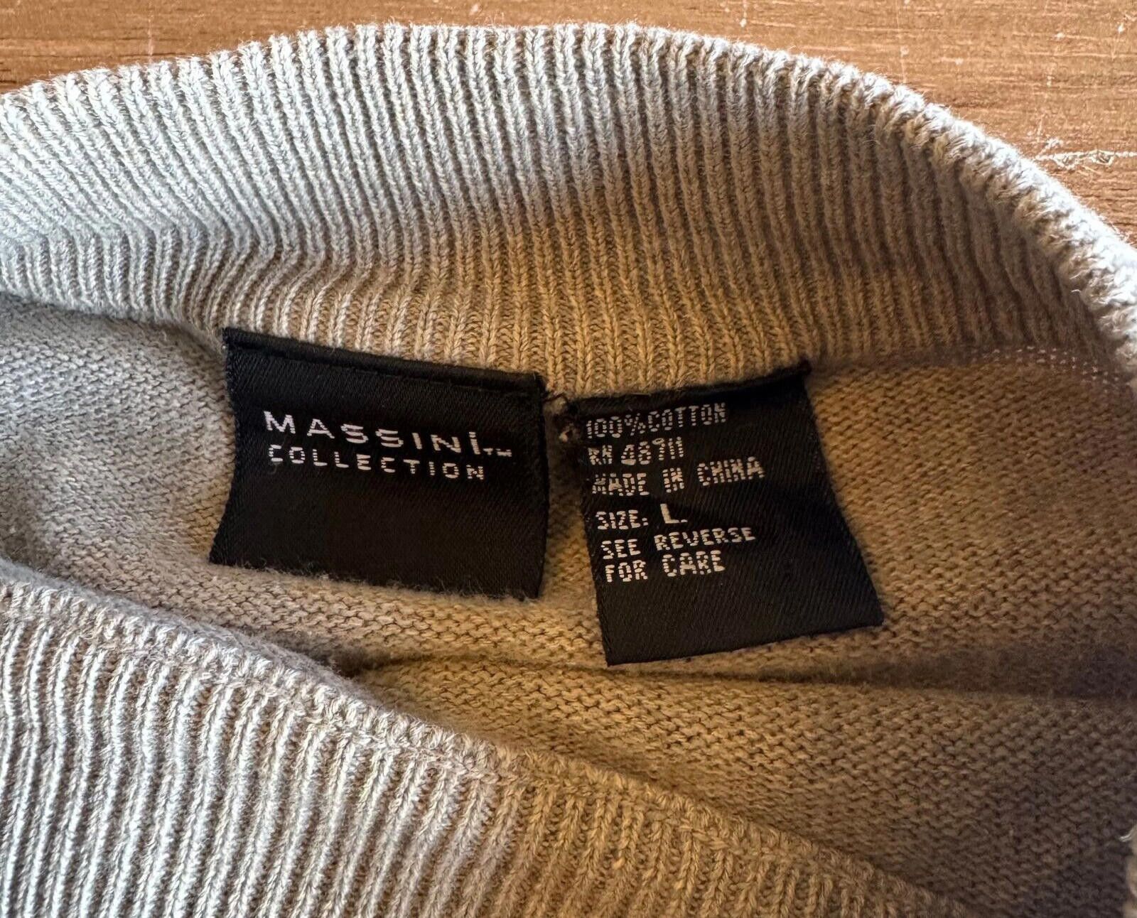 Other Massani Collection Grey Sweater Mens L Size US L / EU 52-54 / 3 - 3 Thumbnail