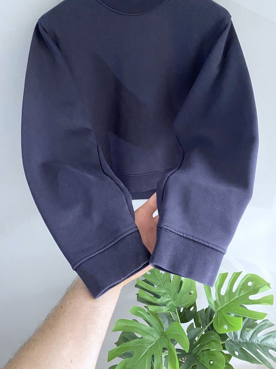Acne Studios Acne Studios Women's Blue Shortened Sweatshirt, Size M Size M / US 6-8 / IT 42-44 - 3 Thumbnail