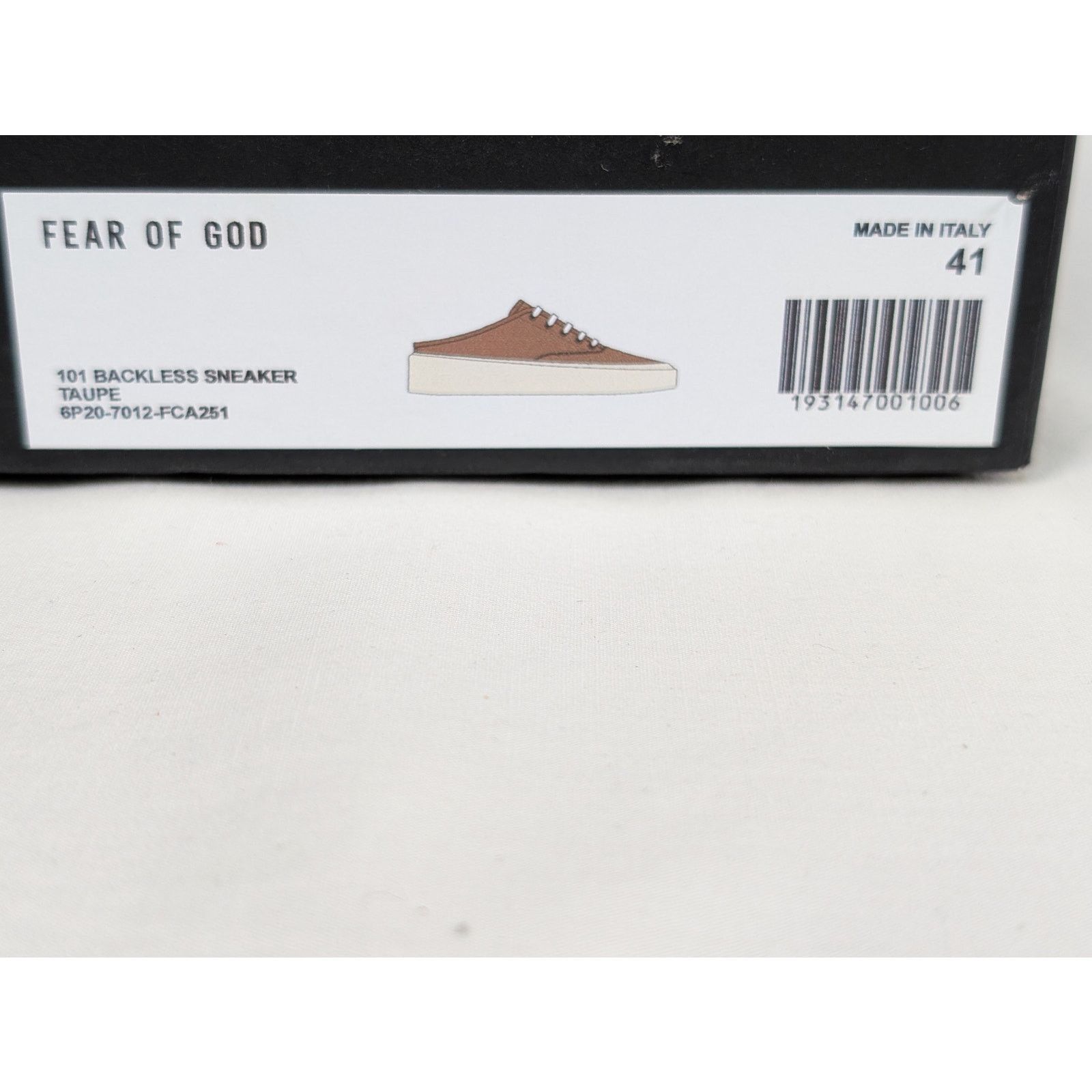 Fear of God o1rshd1 101 Backless Sneakers in Taupe Size US 8 / EU 41 - 19 Thumbnail