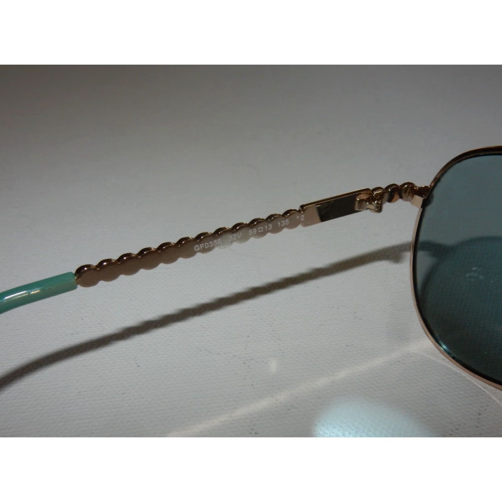 Guess VINTAGE GUESS Women's Sunglasses Gold 59mm 13-135 GF0356 32V Size ONE SIZE - 4 Thumbnail