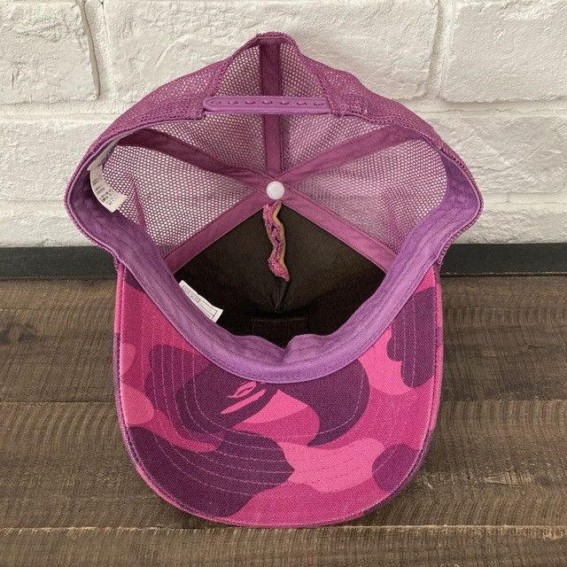 Bape × Carhartt BAPE × Carhartt Purple Camo trucker hat cap NIGO Size ONE SIZE - 7 Thumbnail