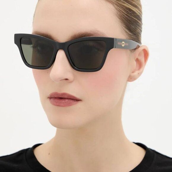 Gucci Gucci GG1982S 004 Sunglasses Shiny Vintage Pink Cat Eye Size ONE SIZE - 3 Thumbnail