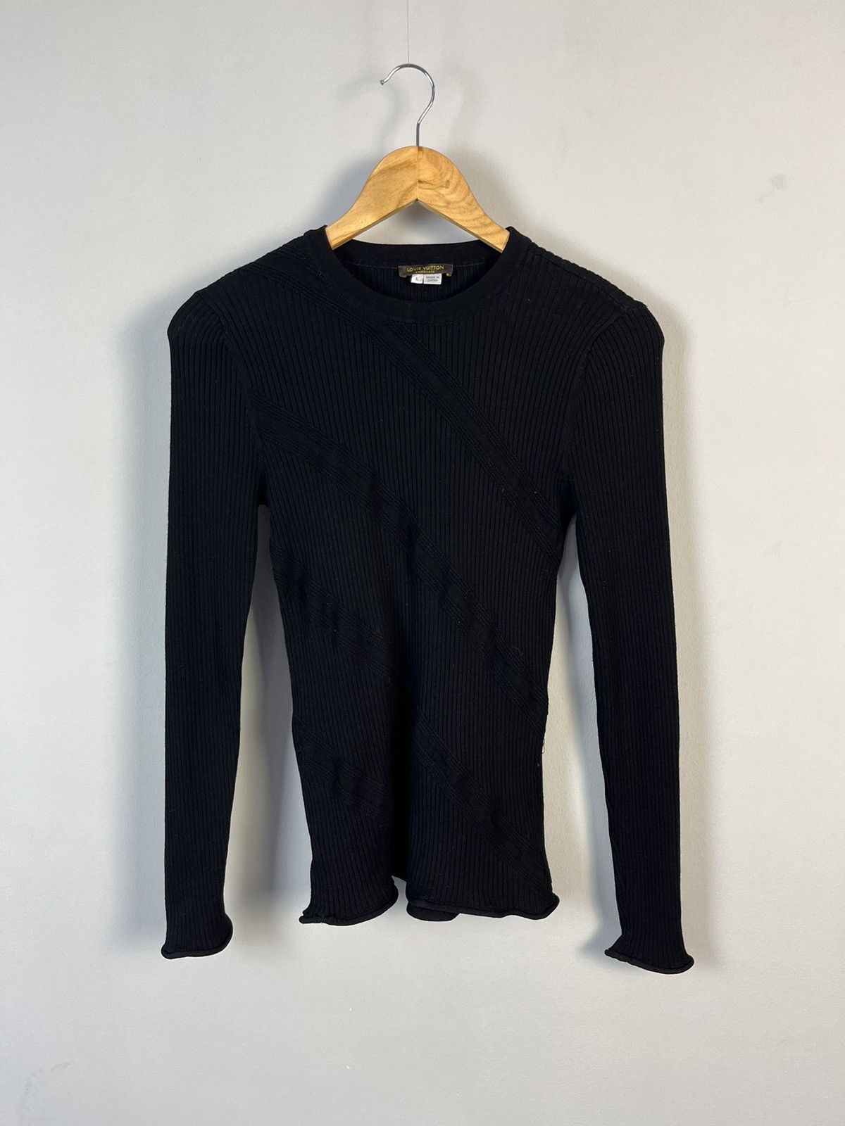 Louis Vuitton Louis Vuitton Uniformes LV Luxury Ribbed Sweater Jumper Size L / US 10 / IT 46 - 1 Thumbnail