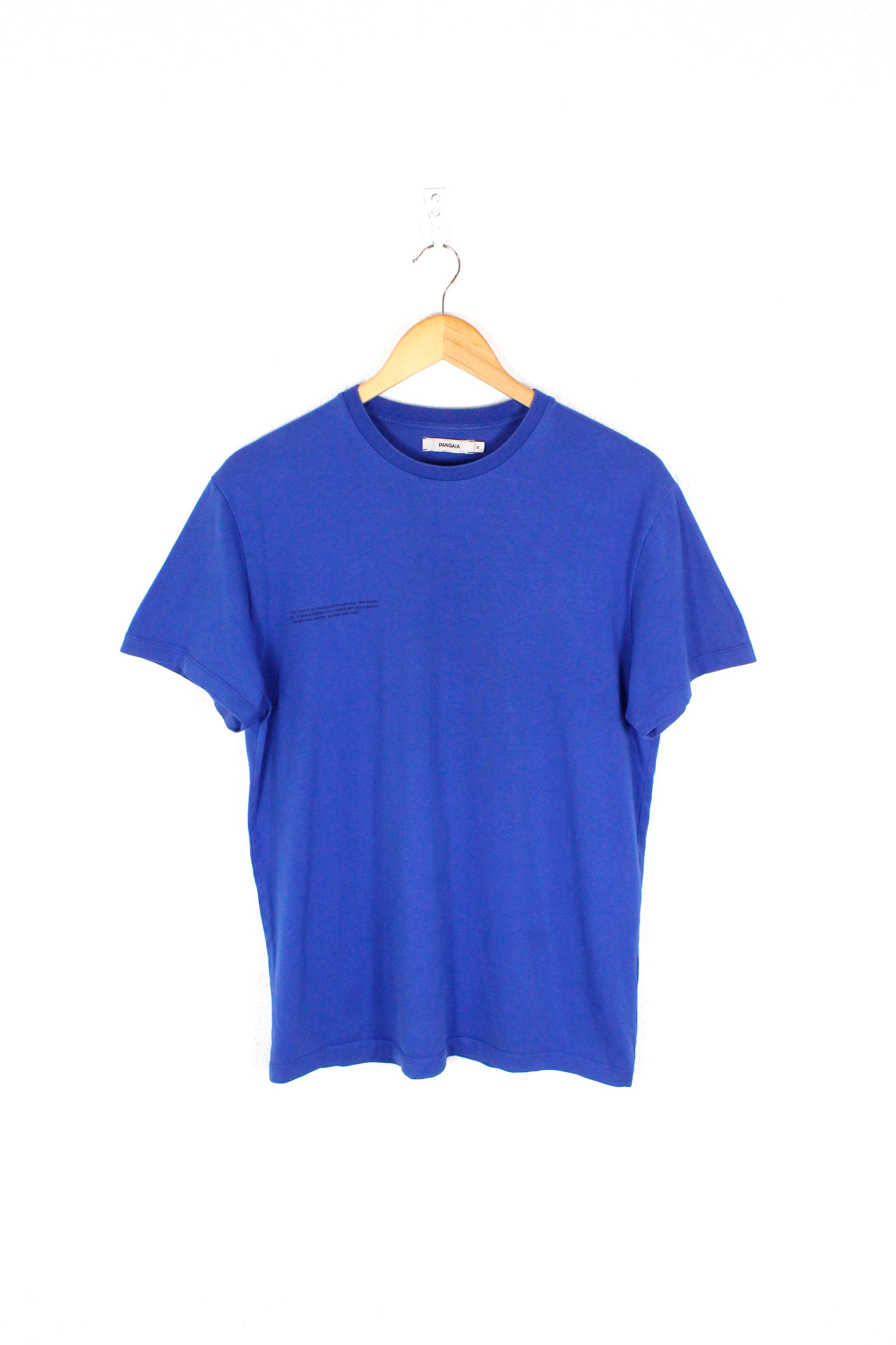 About:Blank × Pangaia Pangaia Blue Blank Logo Tee T-shirt Size US S / EU 44-46 / 1 - 1 Thumbnail