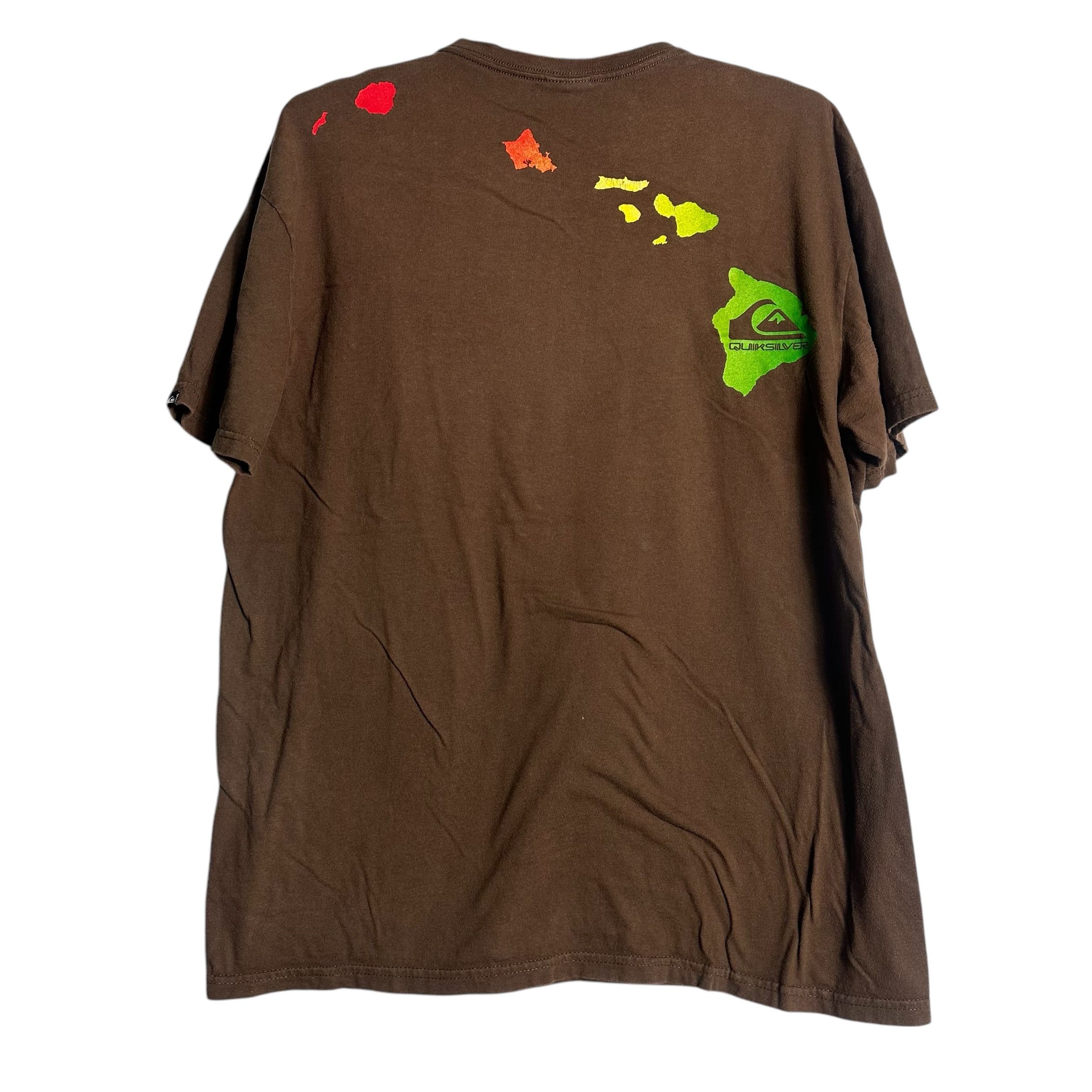 Quiksilver 🔥RARE🔥Vintage Quiksilver Streetwear Spell Out T-shirt Size US L / EU 52-54 / 3 - 4 Thumbnail
