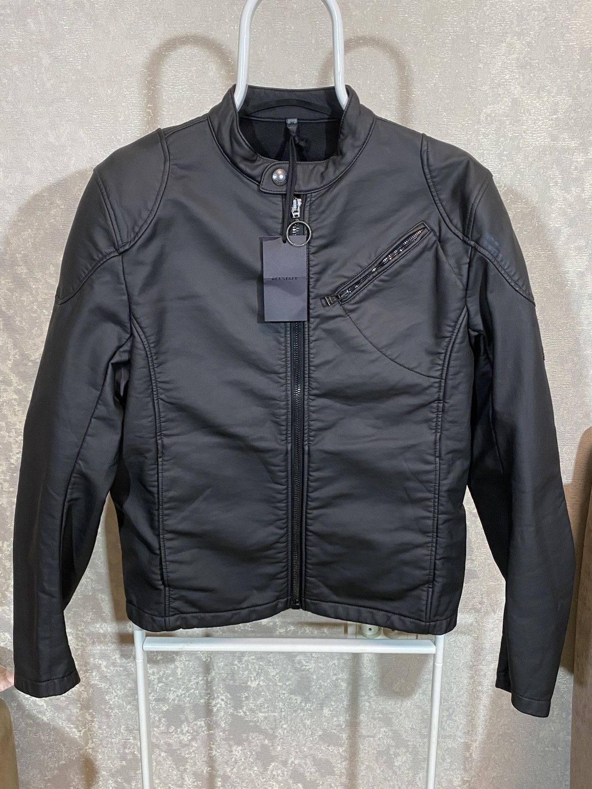 Barbour × Belstaff Belstaff New Black Men Motorcycle Jacket Racing Size US M / EU 48-50 / 2 - 1 Thumbnail