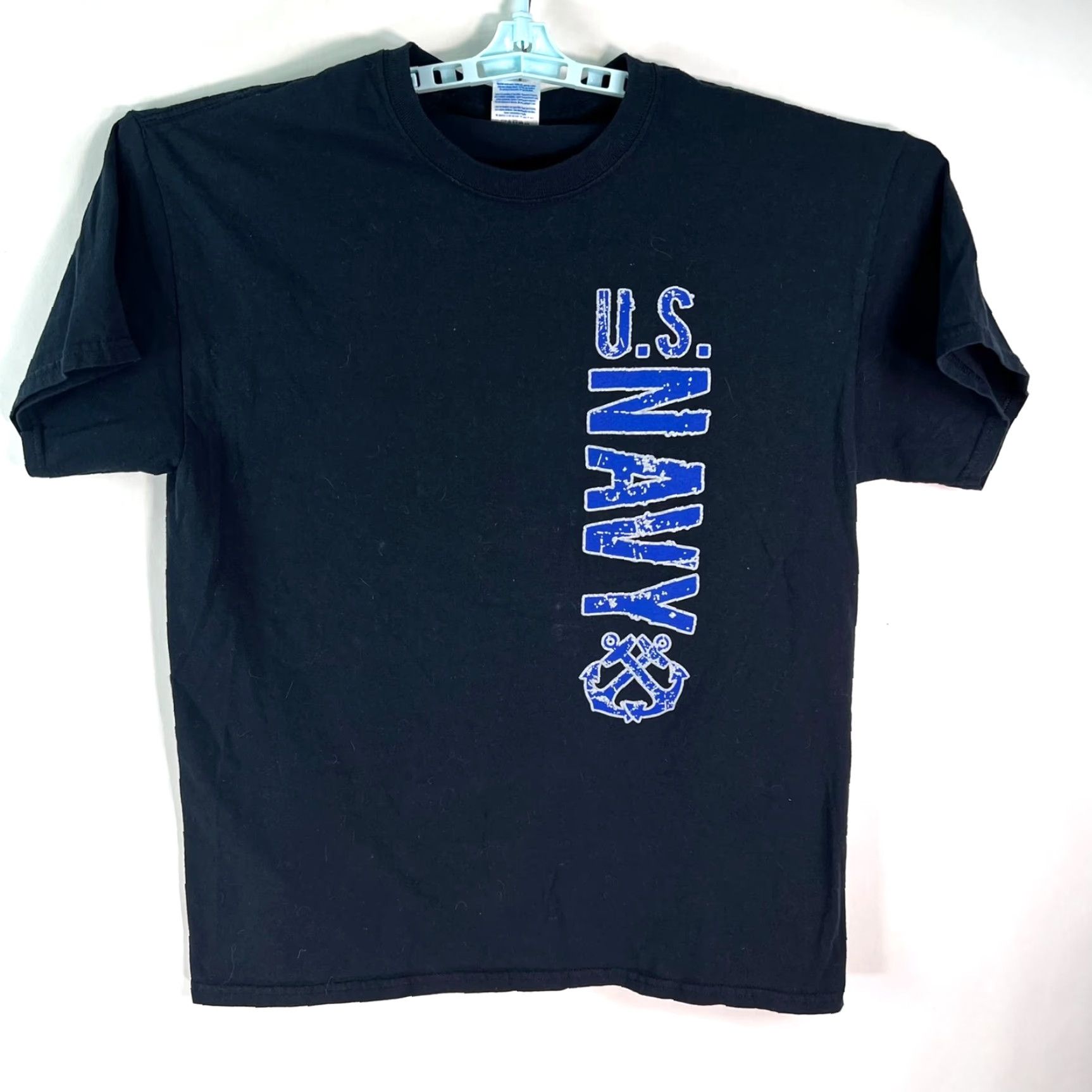 Gildan US Navy 259 USS Arizona T-Shirt Graphic 2 Sided Blue Mens L Crew Neck Cotton Gildan Size US L / EU 52-54 / 3 - 2 Thumbnail