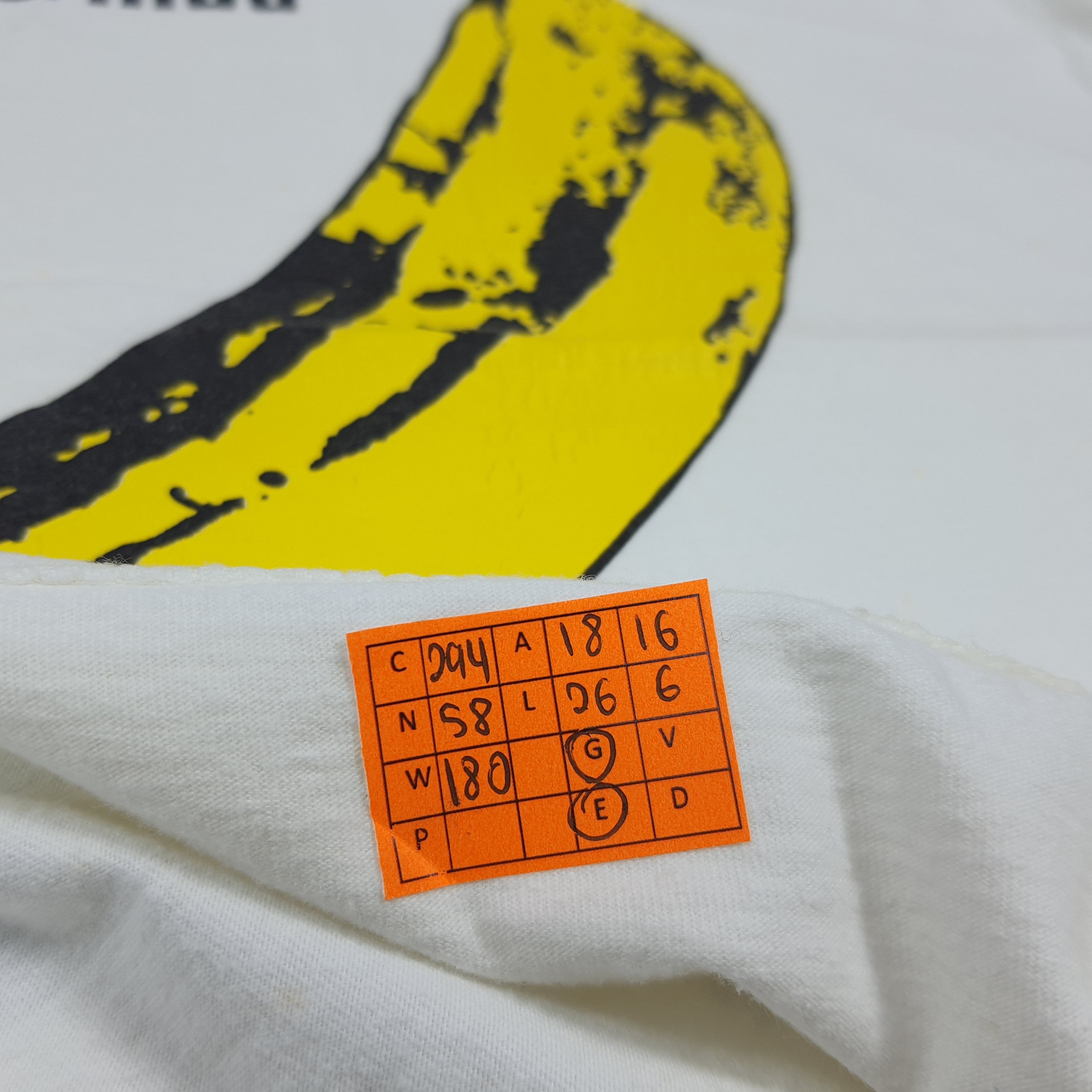 Andy Warhol Vintage 90s Andy Warhol Banana Graphic Tee C294N58 Size US S / EU 44-46 / 1 - 8 Thumbnail