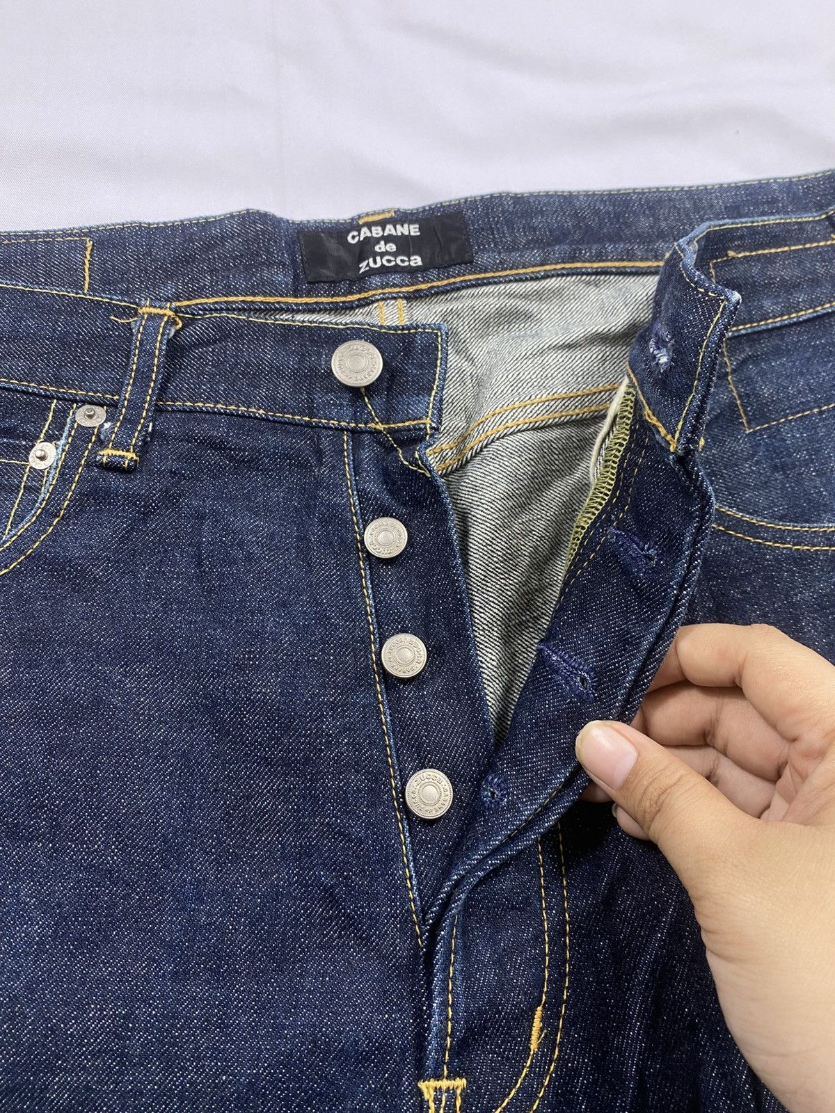 Issey Miyake Vintage Denim Issey Miyake Cabane The Zucca Selvedge Size US 31 - 4 Thumbnail