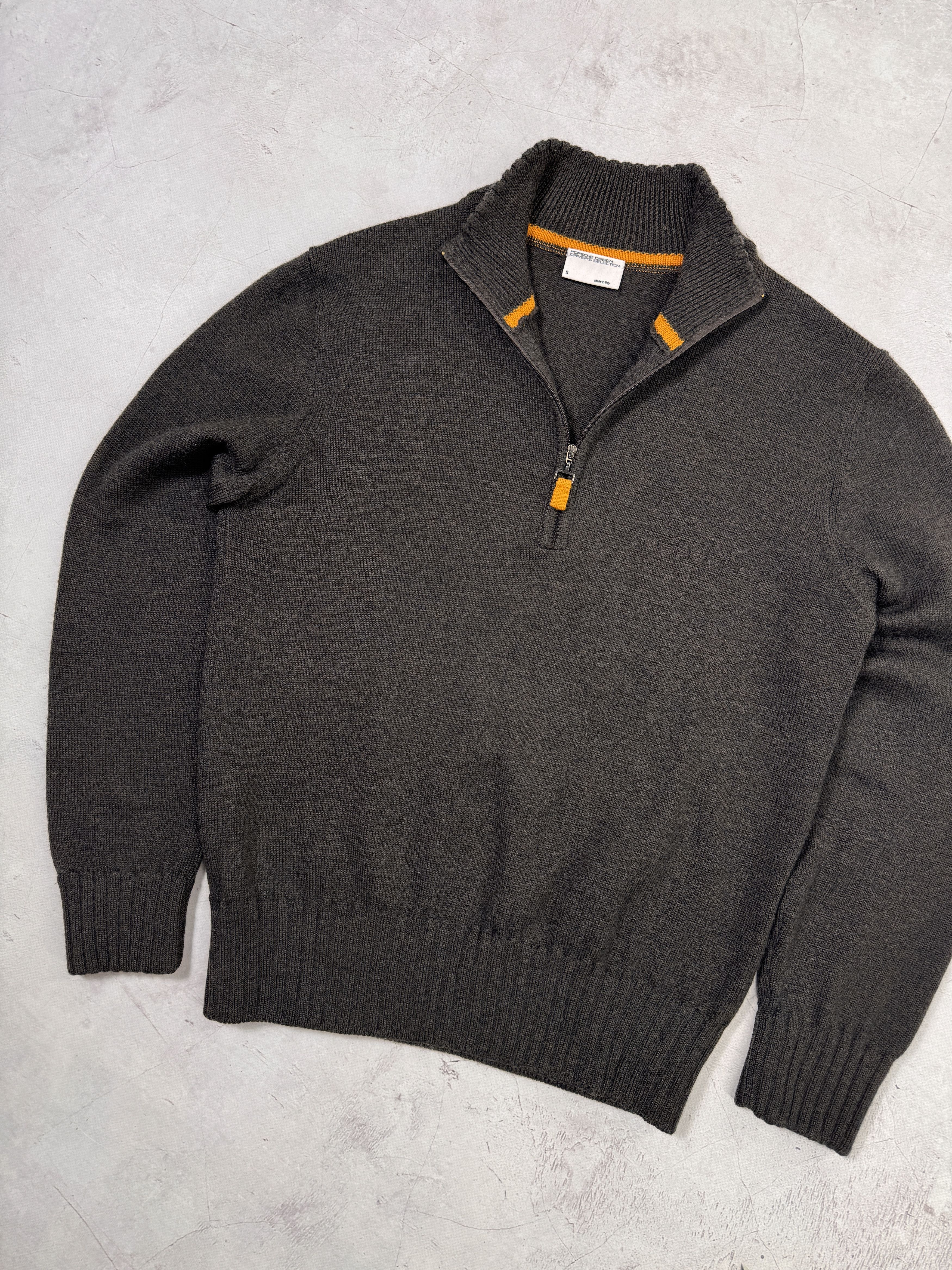Porsche Design Porsche Design Sweater 1/4 Zip Pullover Wool Size US S / EU 44-46 / 1 - 2 Thumbnail