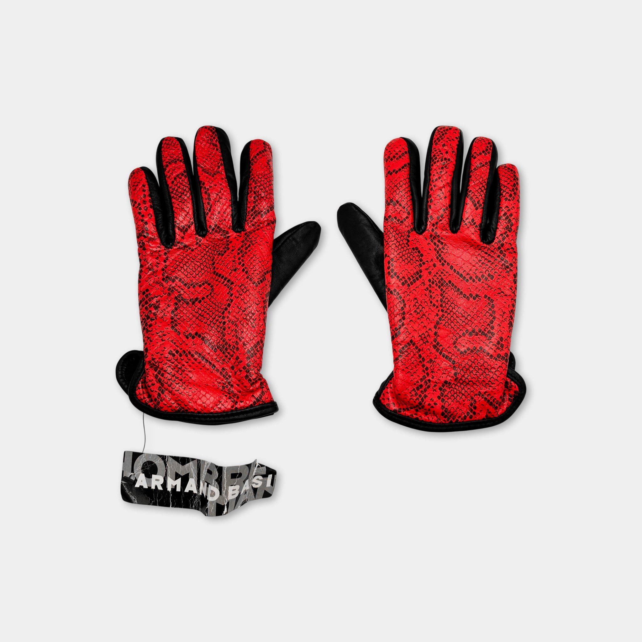 Other Armand Basi 2000's Snakeskin Leather Gloves Size ONE SIZE - 1 Thumbnail