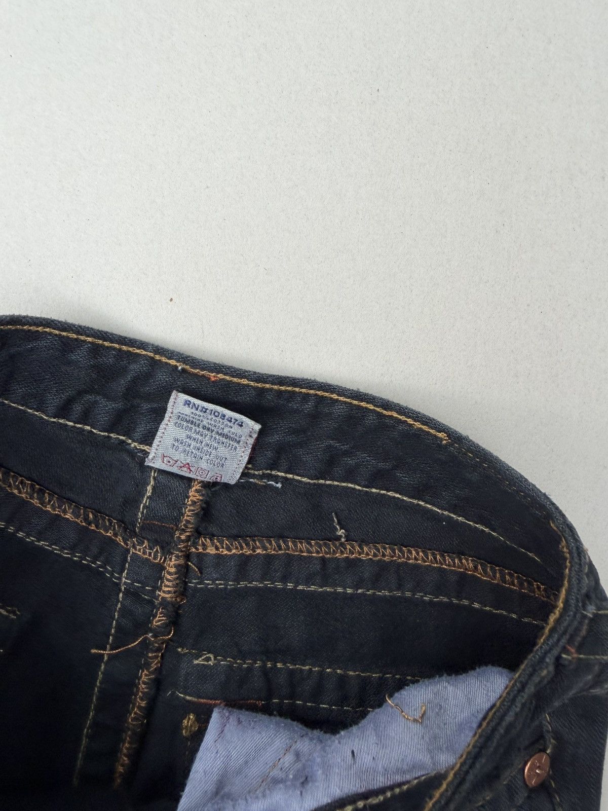 Japanese Brand True Religion Lace up flare jeans Size US 26 / EU 42 - 4 Thumbnail