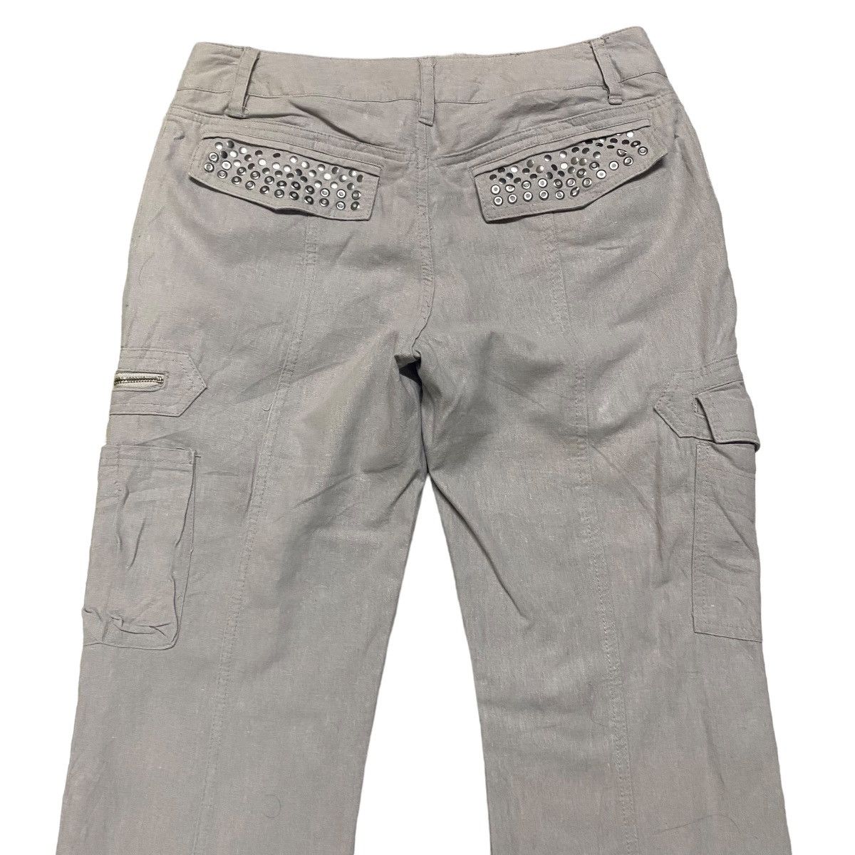 Tornado Mart Tornado Mart Linen Cargo Pants Size 28" / US 6 / IT 42 - 10 Thumbnail
