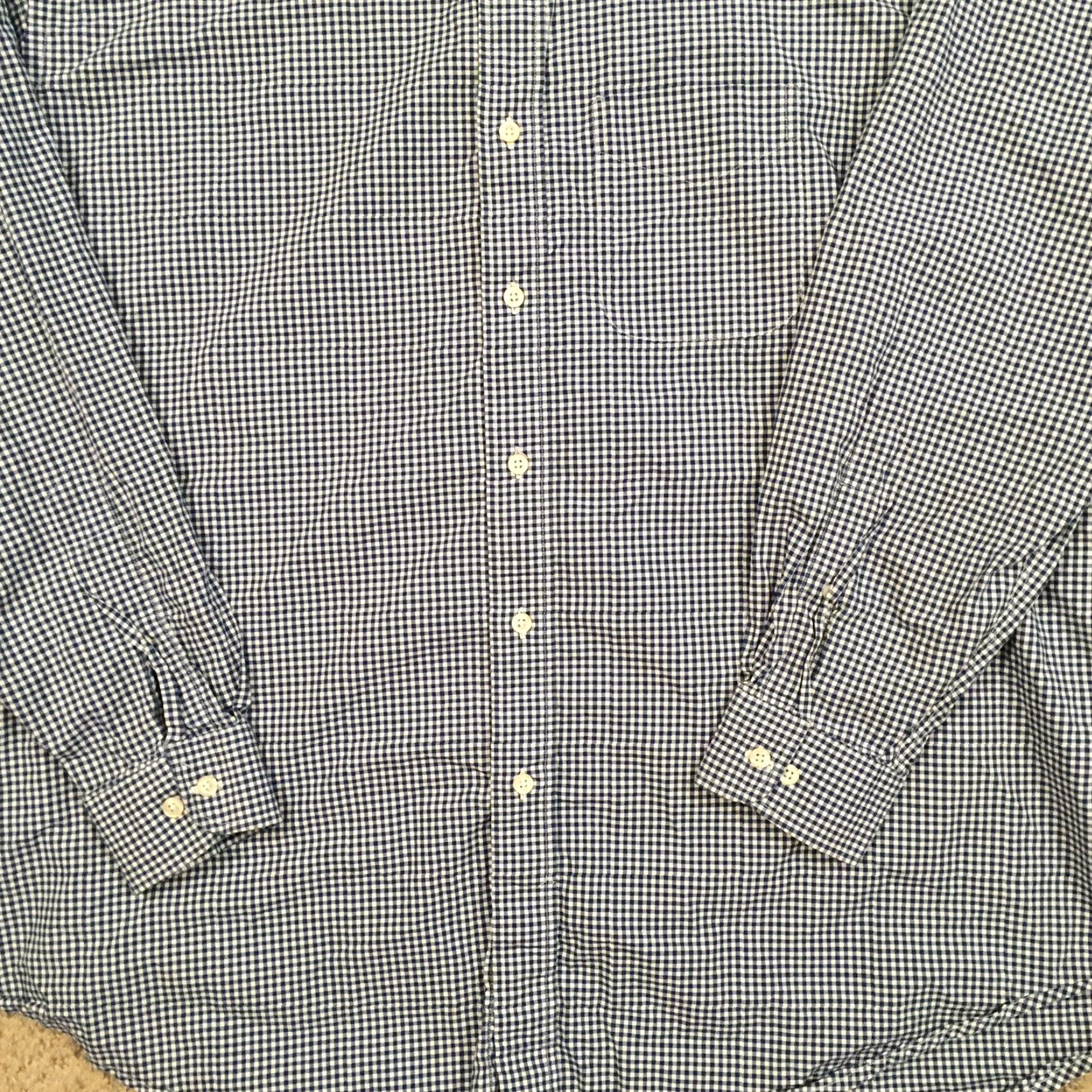 Vintage FA MacCluer Shirt Mens XXL Blue Plaid Long Sleeve Button Down Size US XXL / EU 58 / 5 - 4 Thumbnail