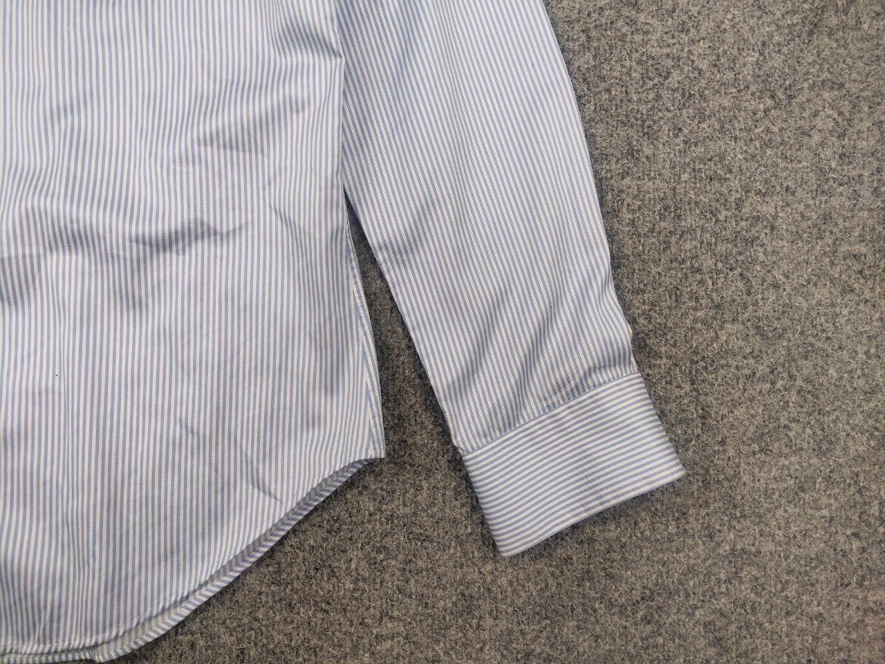 Giorgio Armani Giorgio Armani Design blue thin stripes Long sleeve shirt Size US M / EU 48-50 / 2 - 6 Thumbnail