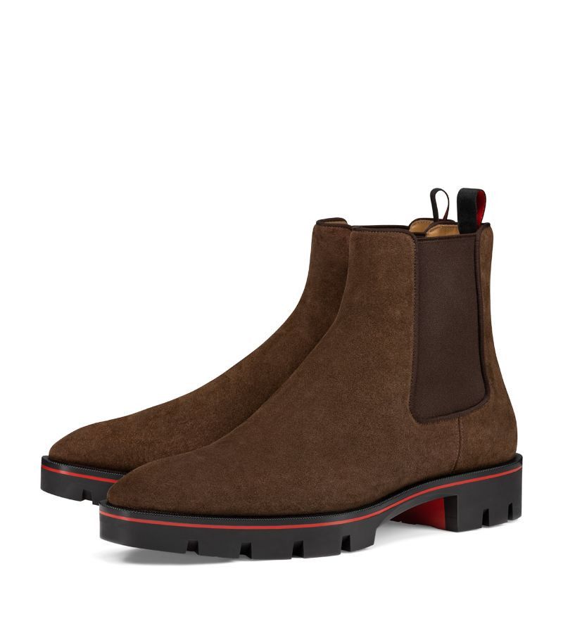 Christian Louboutin o1s1wg110924 Alpinosol Calf Leather Boots in Brown Size US 9 / EU 42 - 2 Thumbnail