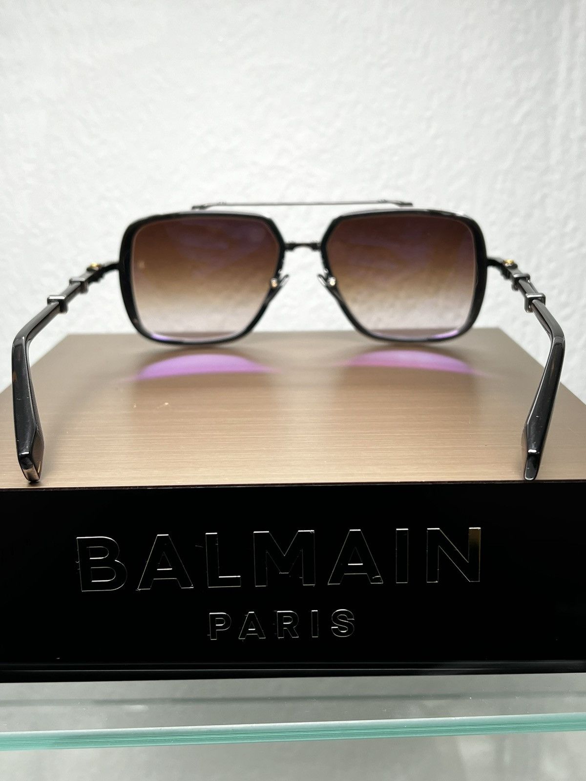 Balmain Balmain Officier Sunglasses Size ONE SIZE - 5 Thumbnail