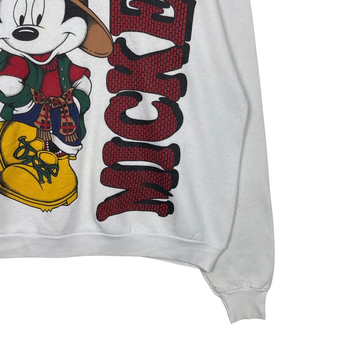 Mickey Mouse Vintage Mickey Mouse Big Print Sweatshirt Size US L / EU 52-54 / 3 - 4 Thumbnail