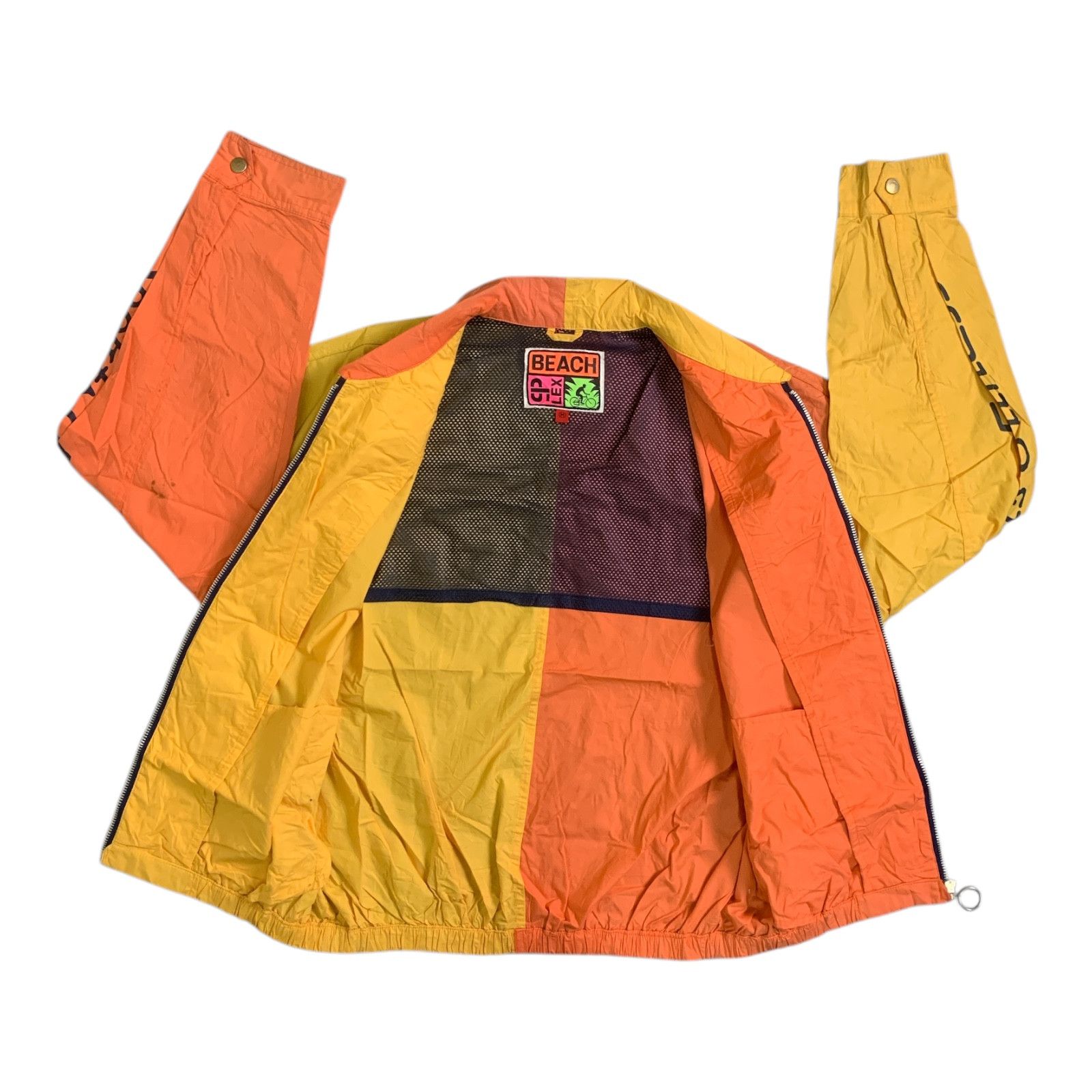 Japanese Brand × Vintage Rare Design Vintage Beach Sports Fitness Zipper Jackets Size US M / EU 48-50 / 2 - 4 Thumbnail