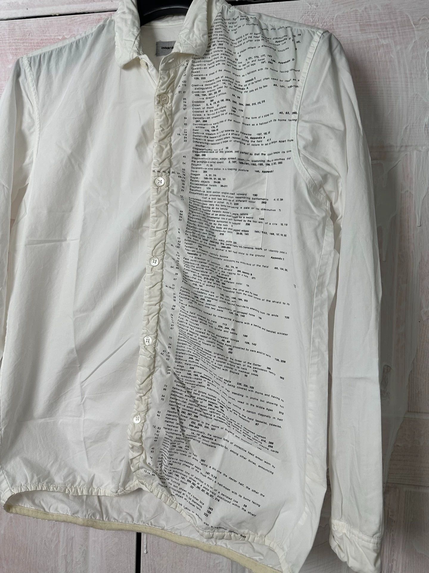Undercover UNDERCOVER poetry fleece shirt Size US M / EU 48-50 / 2 - 2 Thumbnail