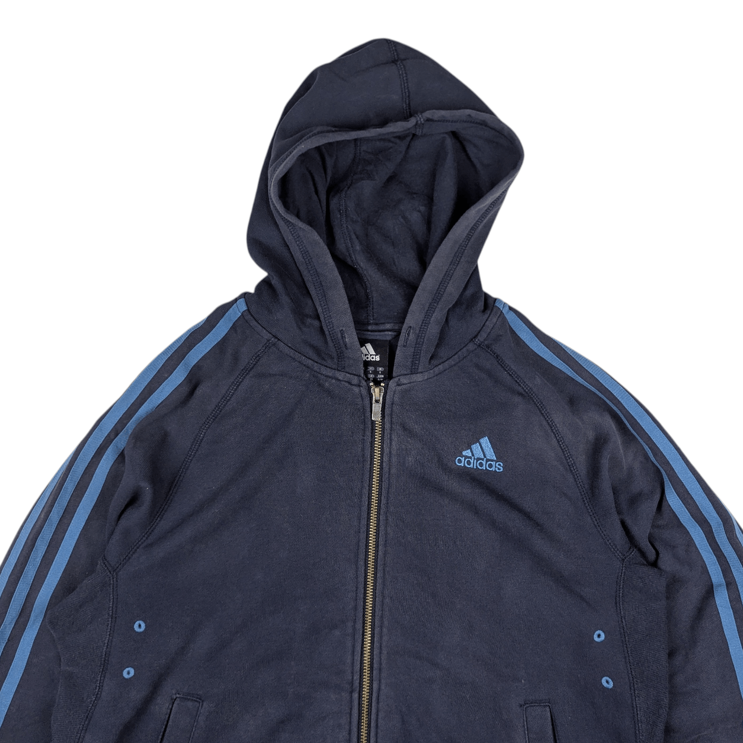 Adidas ADIDAS Zipper Hoodie Sportswear Sweatshirts Hip Hop Size US S / EU 44-46 / 1 - 5 Thumbnail