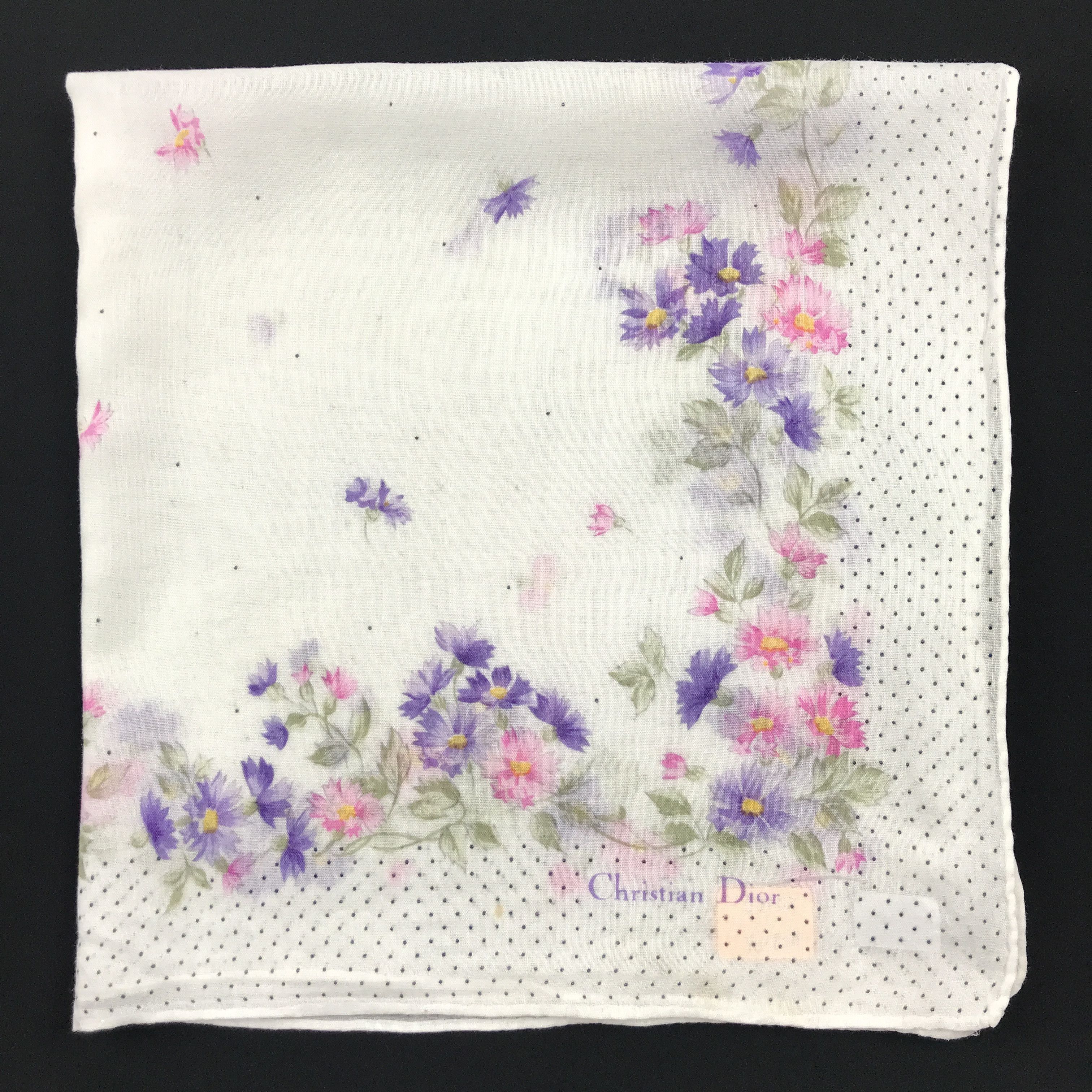 Christian Dior Monsieur × Vintage Vintage Christian Dior Bandana Neckerchief Handkerchief Size ONE SIZE - 2 Thumbnail