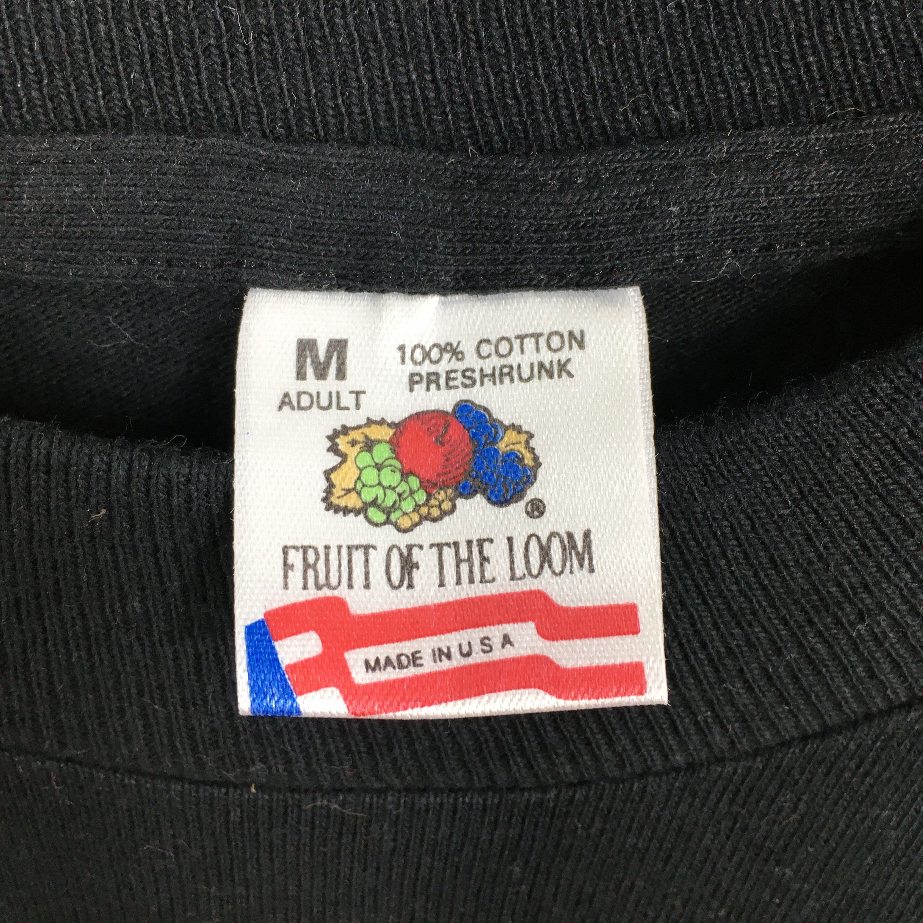 Fruit Of The Loom × Vintage Vintage 90s James Dean Movie Promo Black T shirt Medium Size US M / EU 48-50 / 2 - 7 Thumbnail