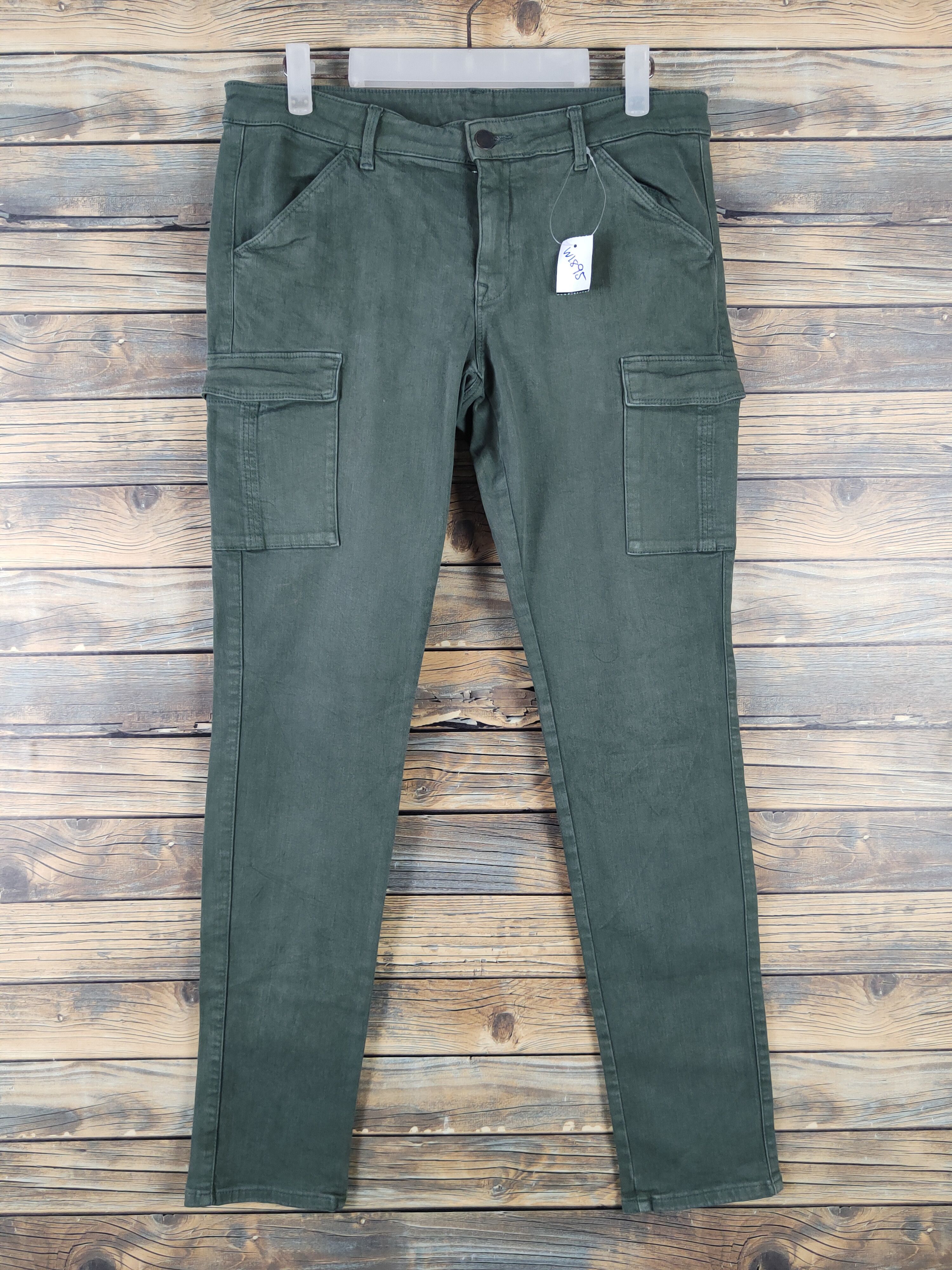 Japanese Brand Uniqlo Green Multipocket Tactical Cargo Pants #W1895 Size US 30 / EU 46 - 1 Thumbnail