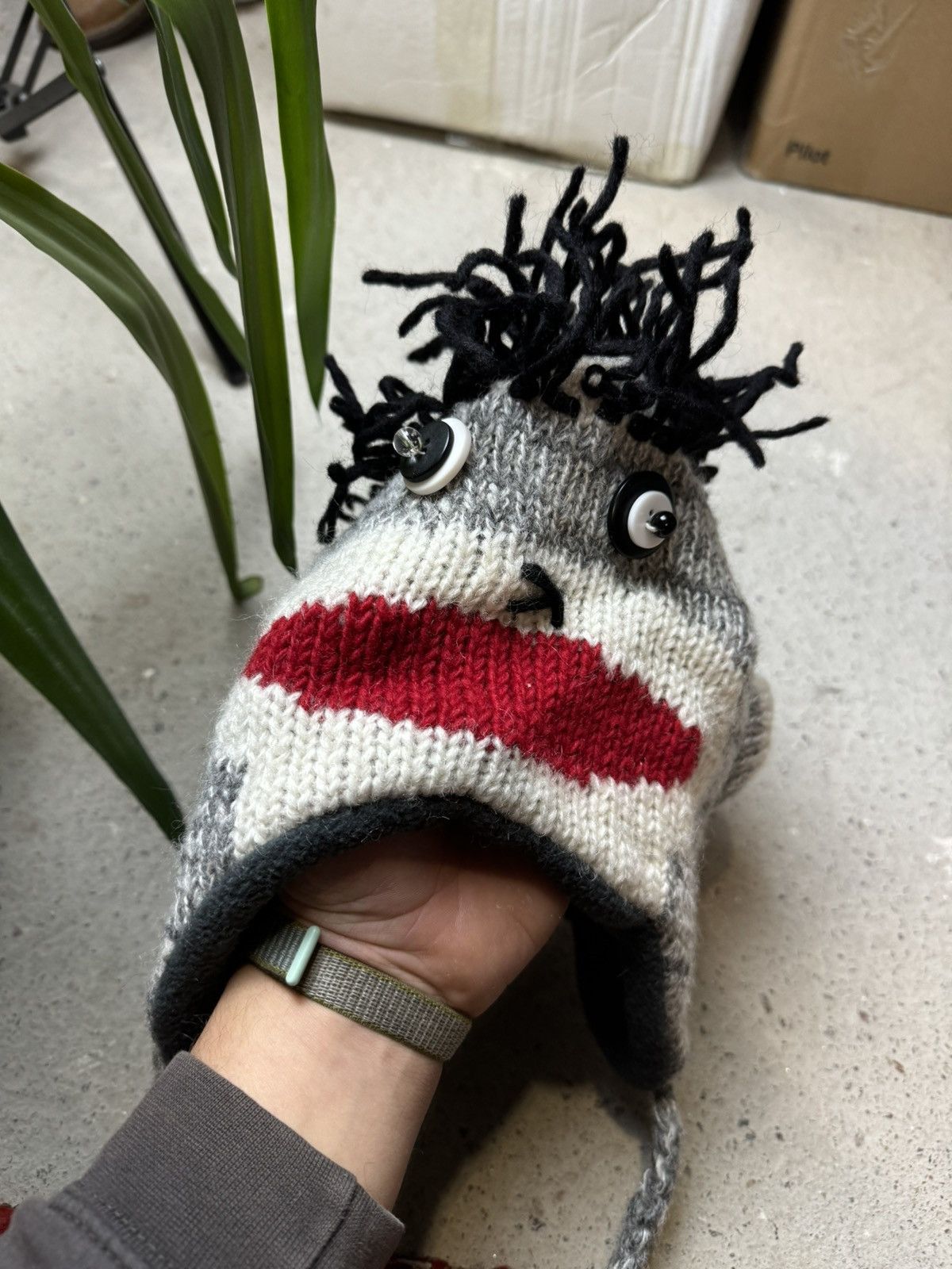 Japanese Brand × Vintage Vintage Y2K Monkey Face Avntgarde Wool Ushanka Crazy Opium Size ONE SIZE - 3 Thumbnail