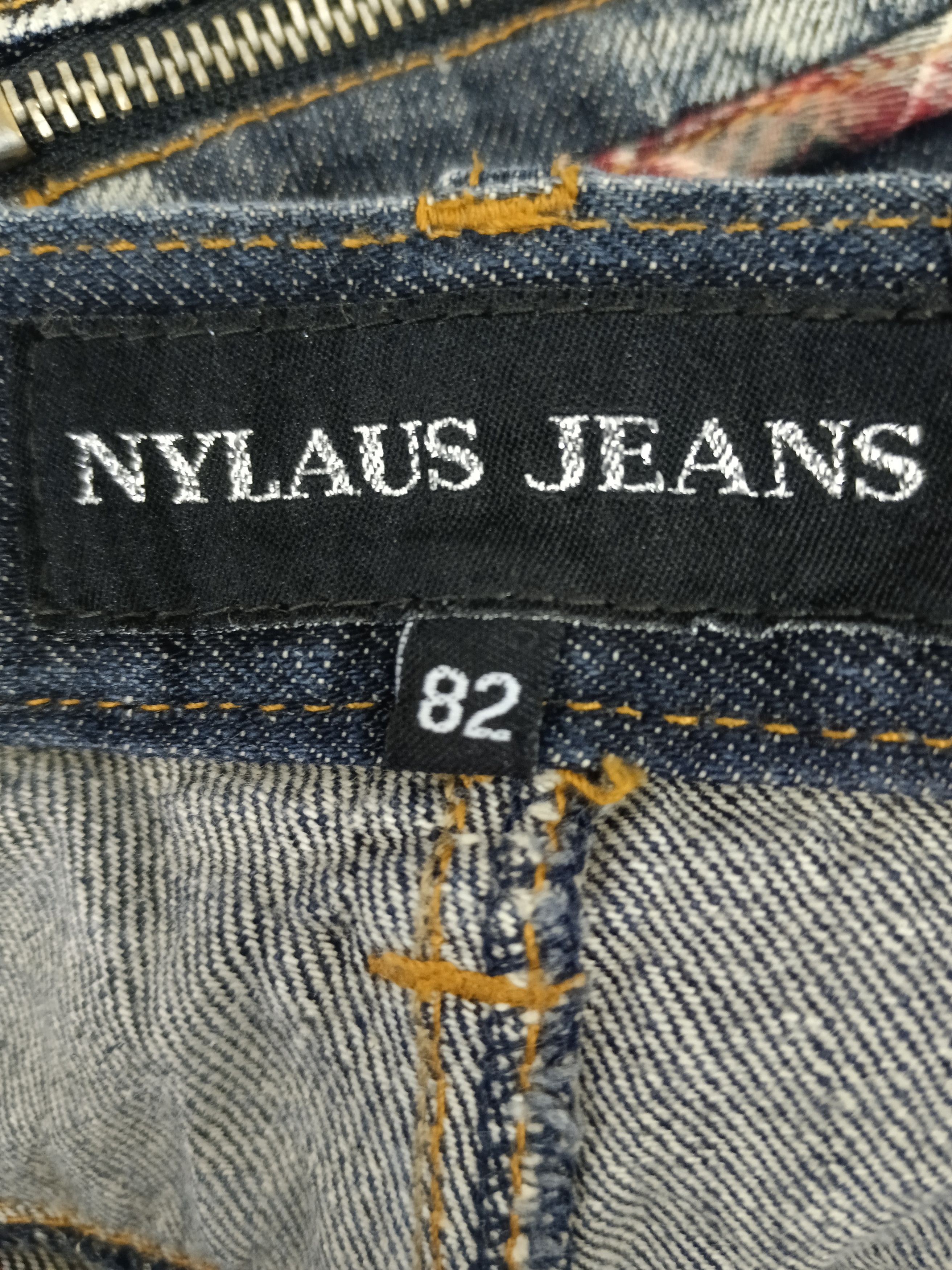 Japanese Brand SICK DOUBLE WAIST NYLAUS JEANS Size US 32 / EU 48 - 9 Thumbnail