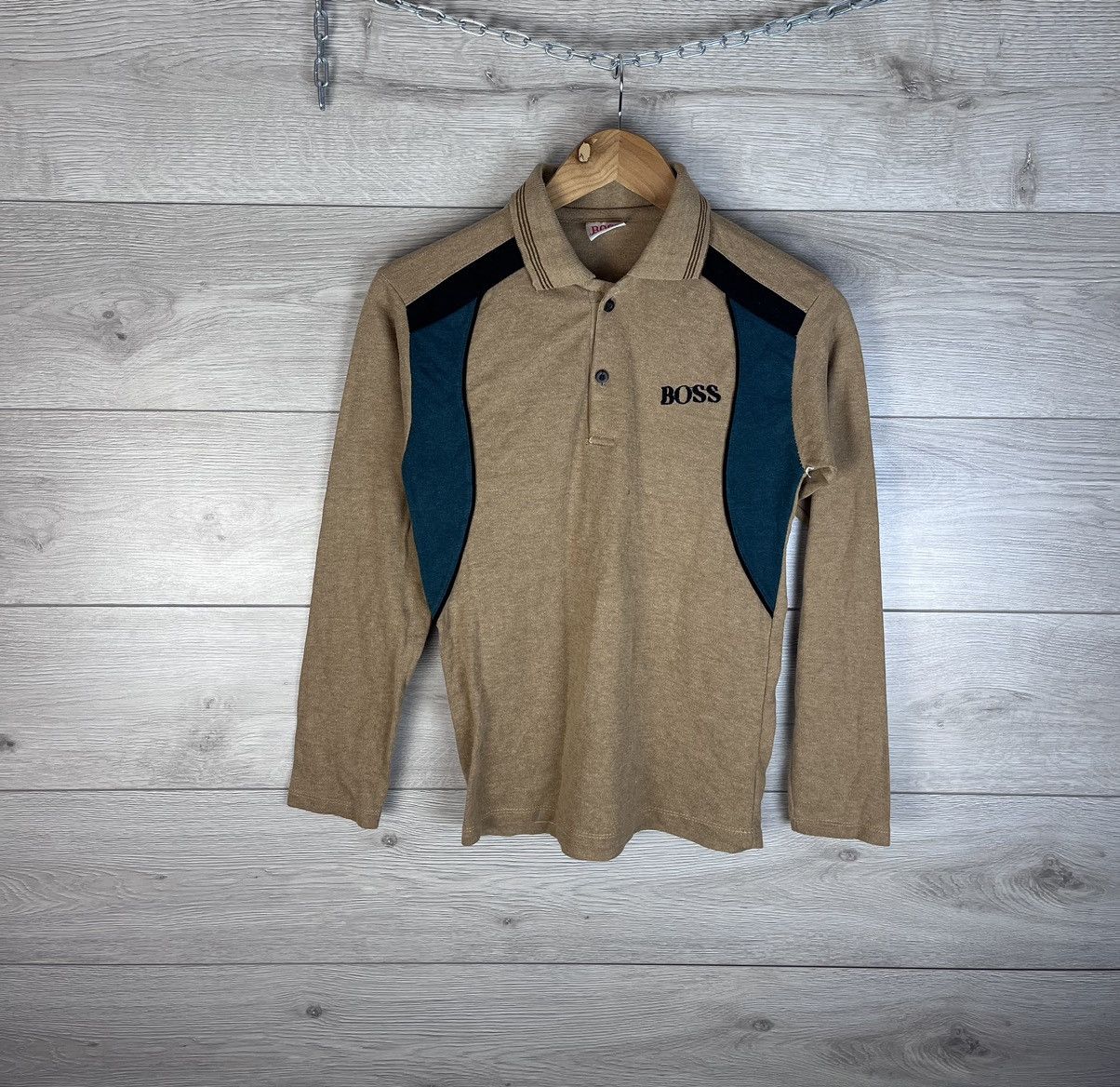 Hugo Boss Vintage men’s long sleeve Hugo Boss classic size S 1990s Size US S / EU 44-46 / 1 - 1 Thumbnail