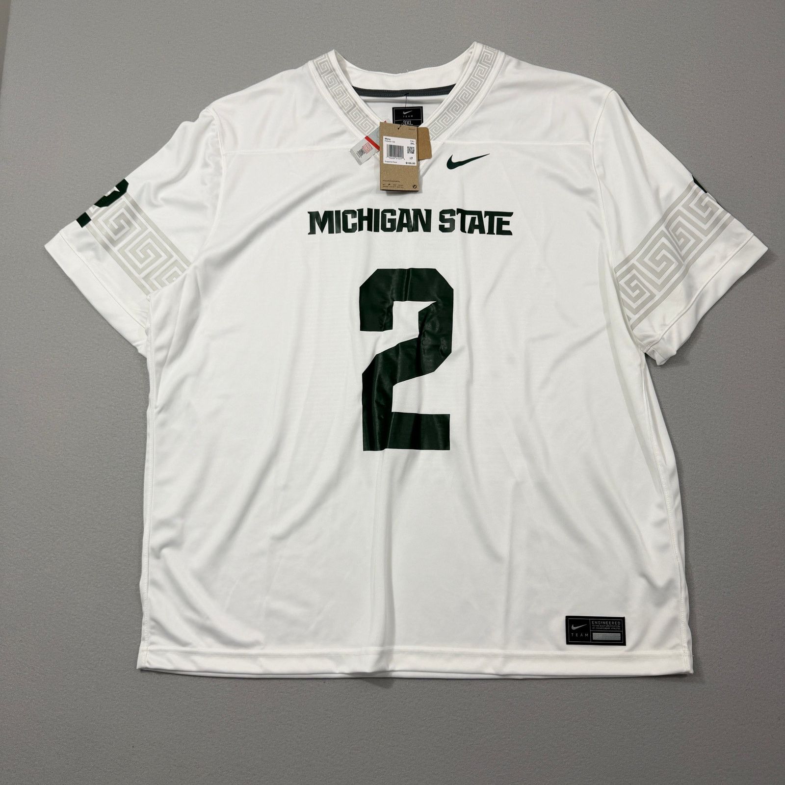 Nike Nike Michigan State Spartans Aidan Chiles Jersey 3XL NEW Size US XXL / EU 58 / 5 - 1 Thumbnail