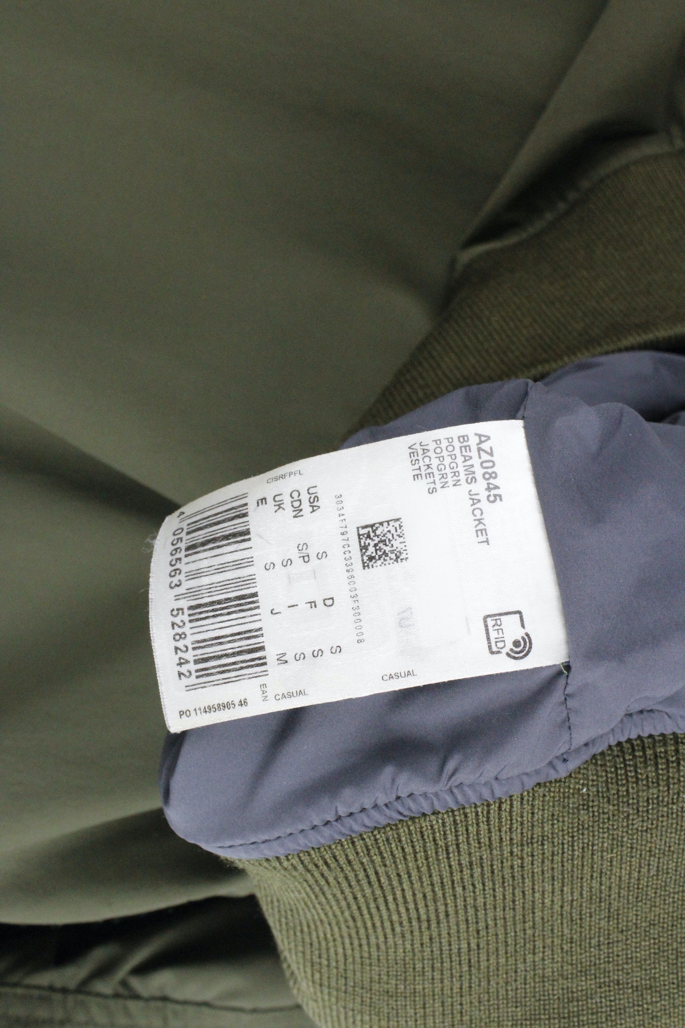 Beams Japan × Beams Plus × Reebok Beams Plus x Reebok Nylon Olive Military Bomber Jacket Size US S / EU 44-46 / 1 - 9 Thumbnail