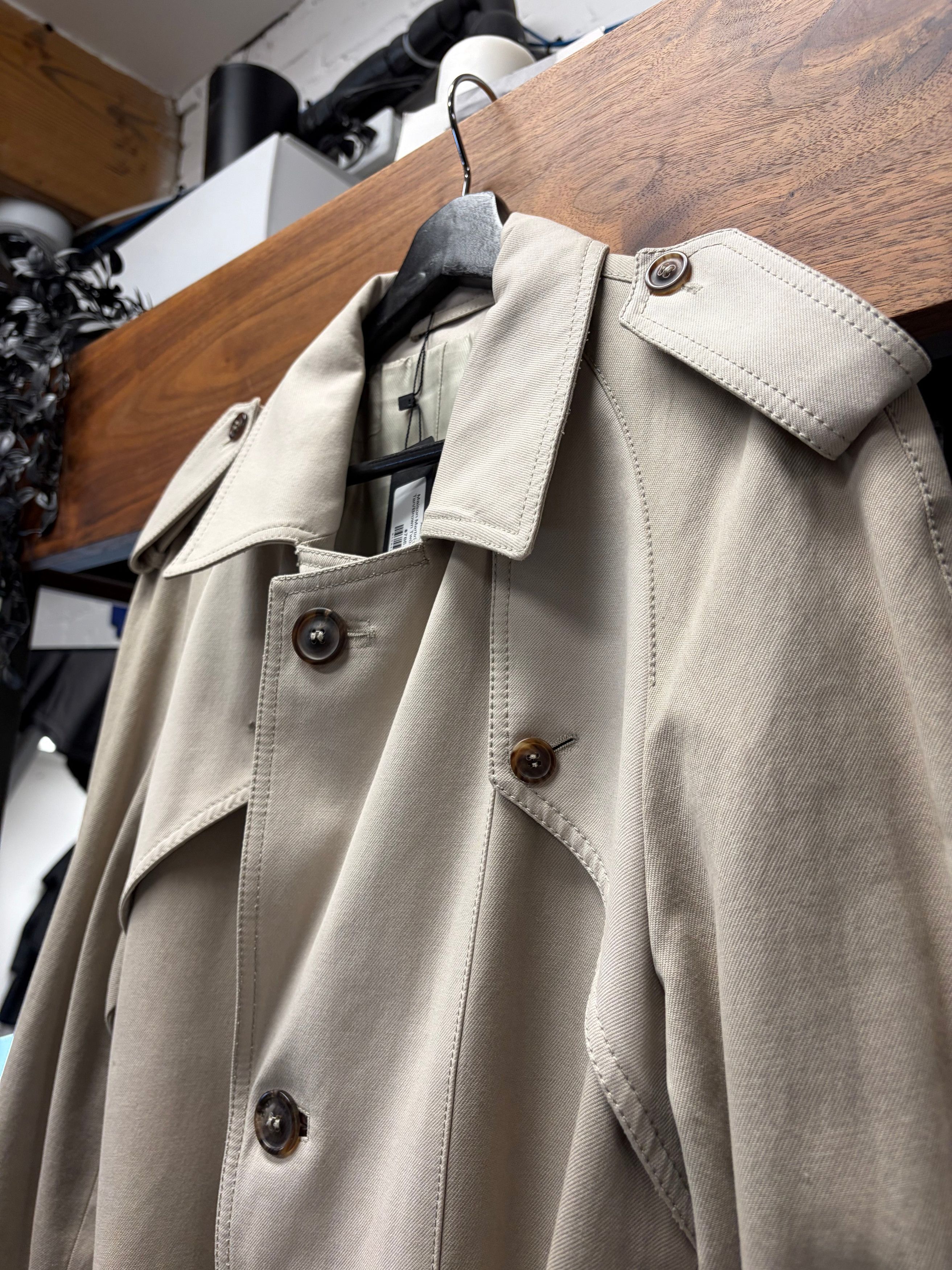 Maison Margiela AW2007 Maison Martin Margiela Tan/Brown Two Tone Trench Coat Size US M / EU 48-50 / 2 - 3 Thumbnail