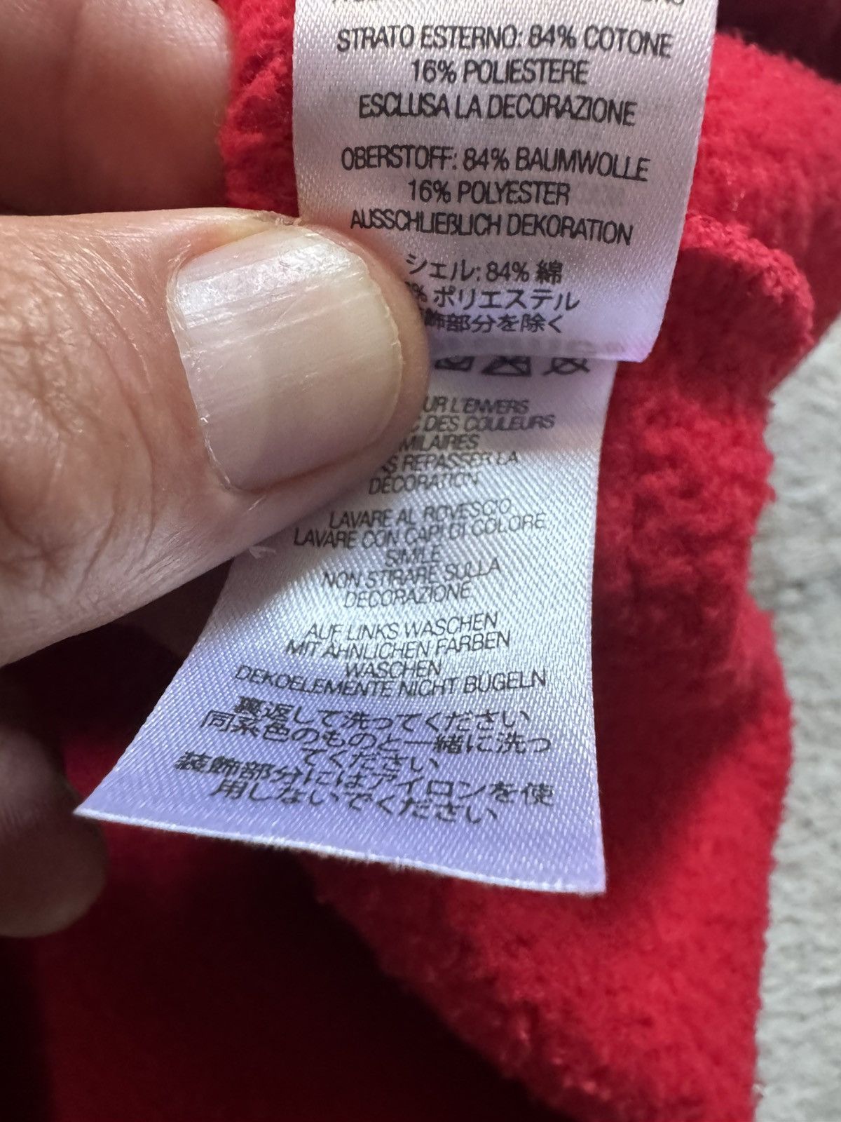 Supreme × Timberland SUPREME x TIMBERLAND hoodie sizes in photos by tape measure Size US L / EU 52-54 / 3 - 14 Thumbnail