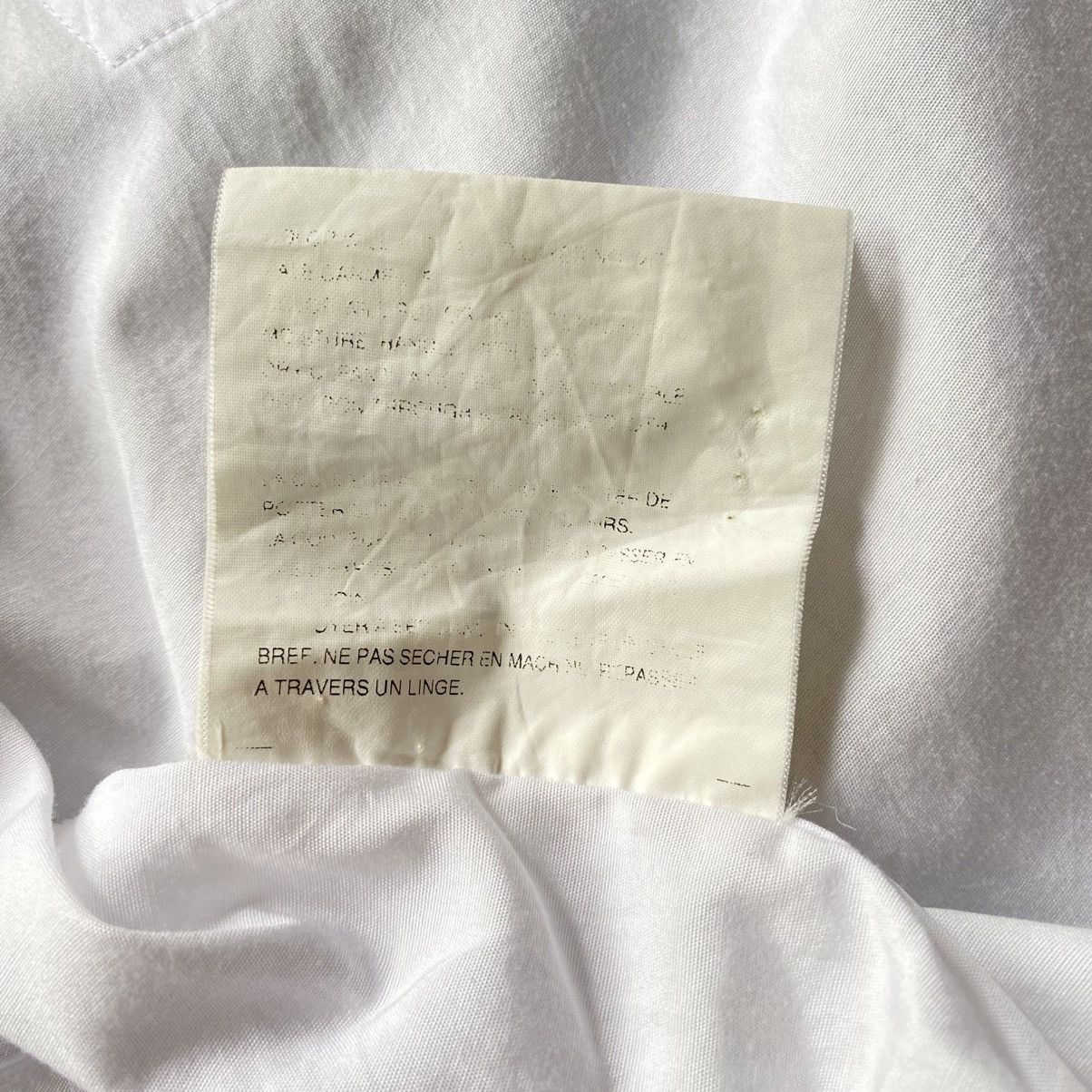 Junya Watanabe JUNYA WATANABE COMNE des GARCONS MAN Zip Pocket White Shirt Size US M / EU 48-50 / 2 - 10 Thumbnail