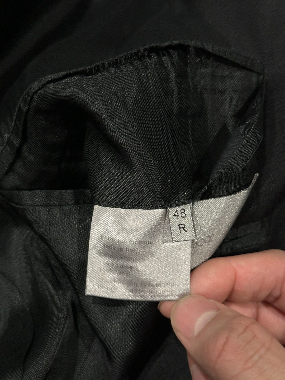 Dior × Hedi Slimane SS04 Strip 2 Button Blazer Suit 48 Size 48R - 7 Thumbnail