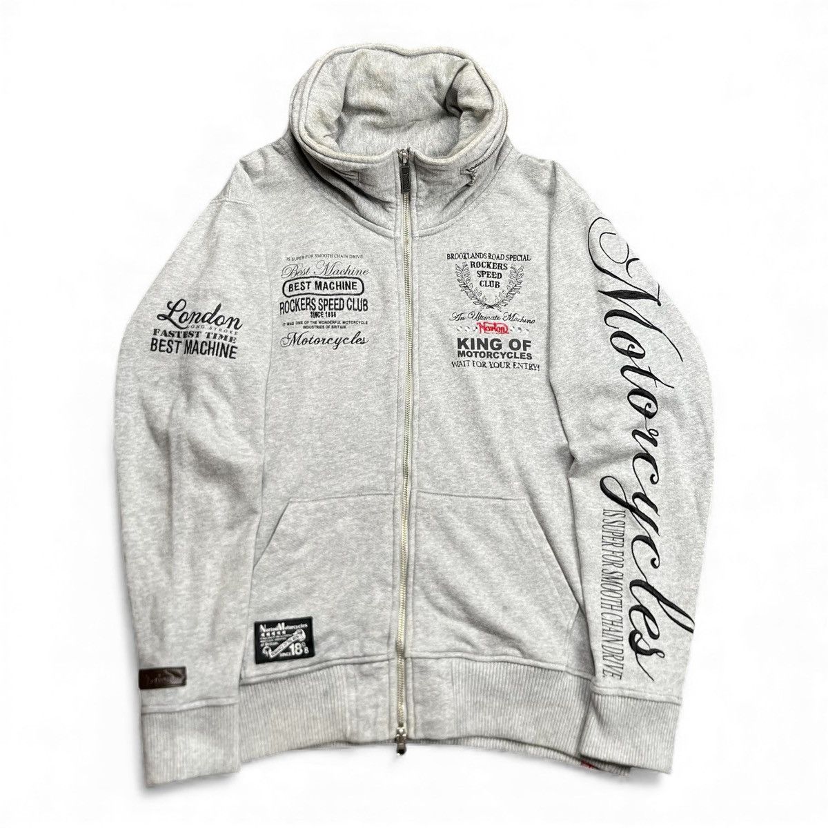 Norton Norton Bono Hoodie Double Zipper Embroiderry Size US M / EU 48-50 / 2 - 1 Thumbnail