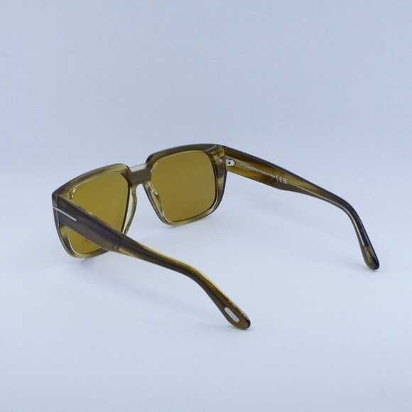 Tom Ford Tom Ford FT1025 55E Oliver 02 Sunglasses Havana Square Frame Size ONE SIZE - 5 Thumbnail