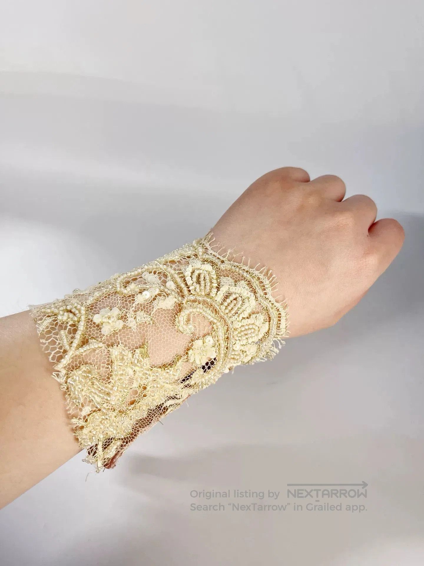 Share Spirit Homme Share Spirit Lace Beaded Cuff Bracelet. Size ONE SIZE - 8 Thumbnail