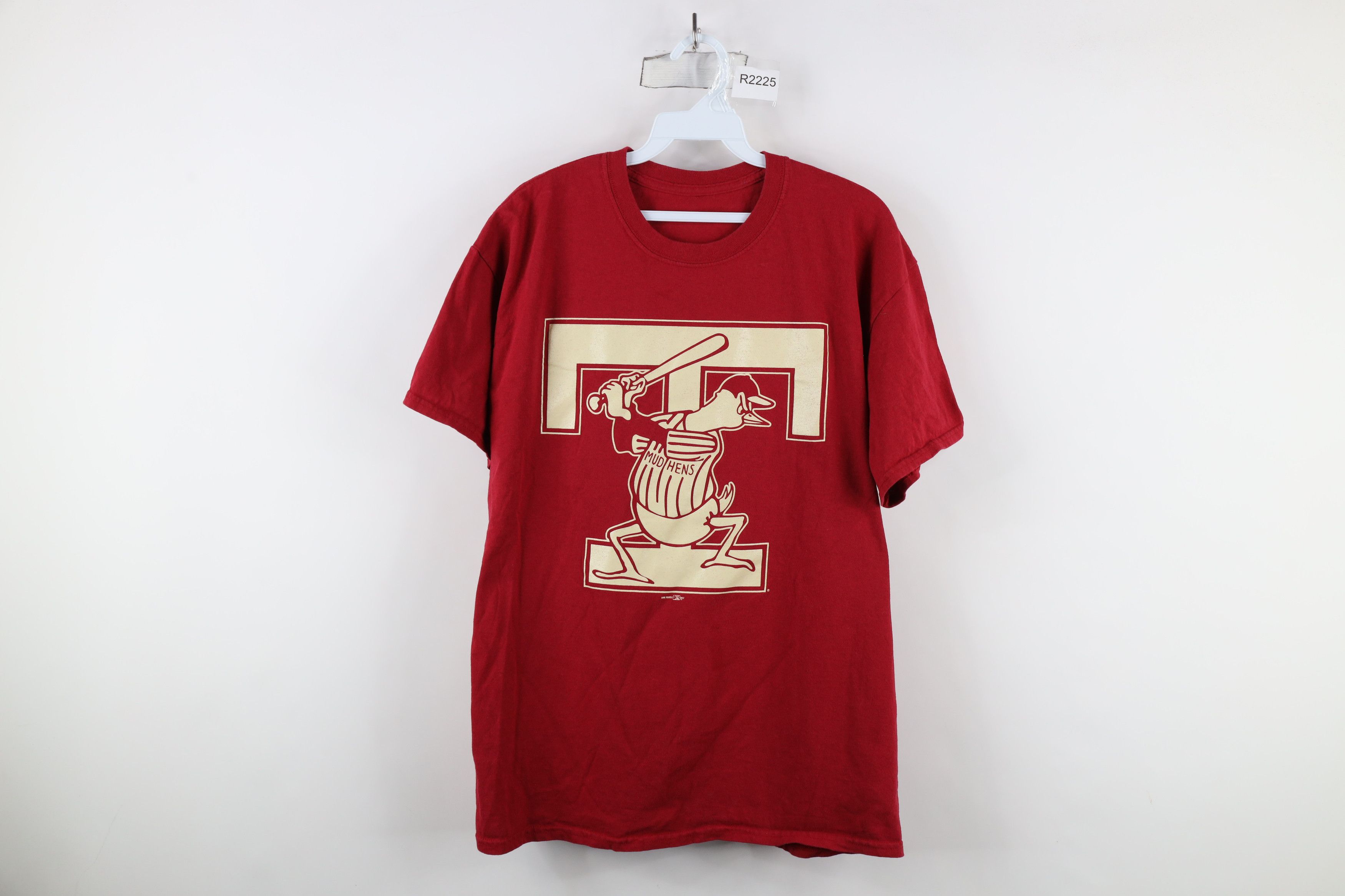 Vintage Y2K Minor League Baseball Mud Hens Short Sleeve T-Shirt Size US L / EU 52-54 / 3 - 1 Thumbnail