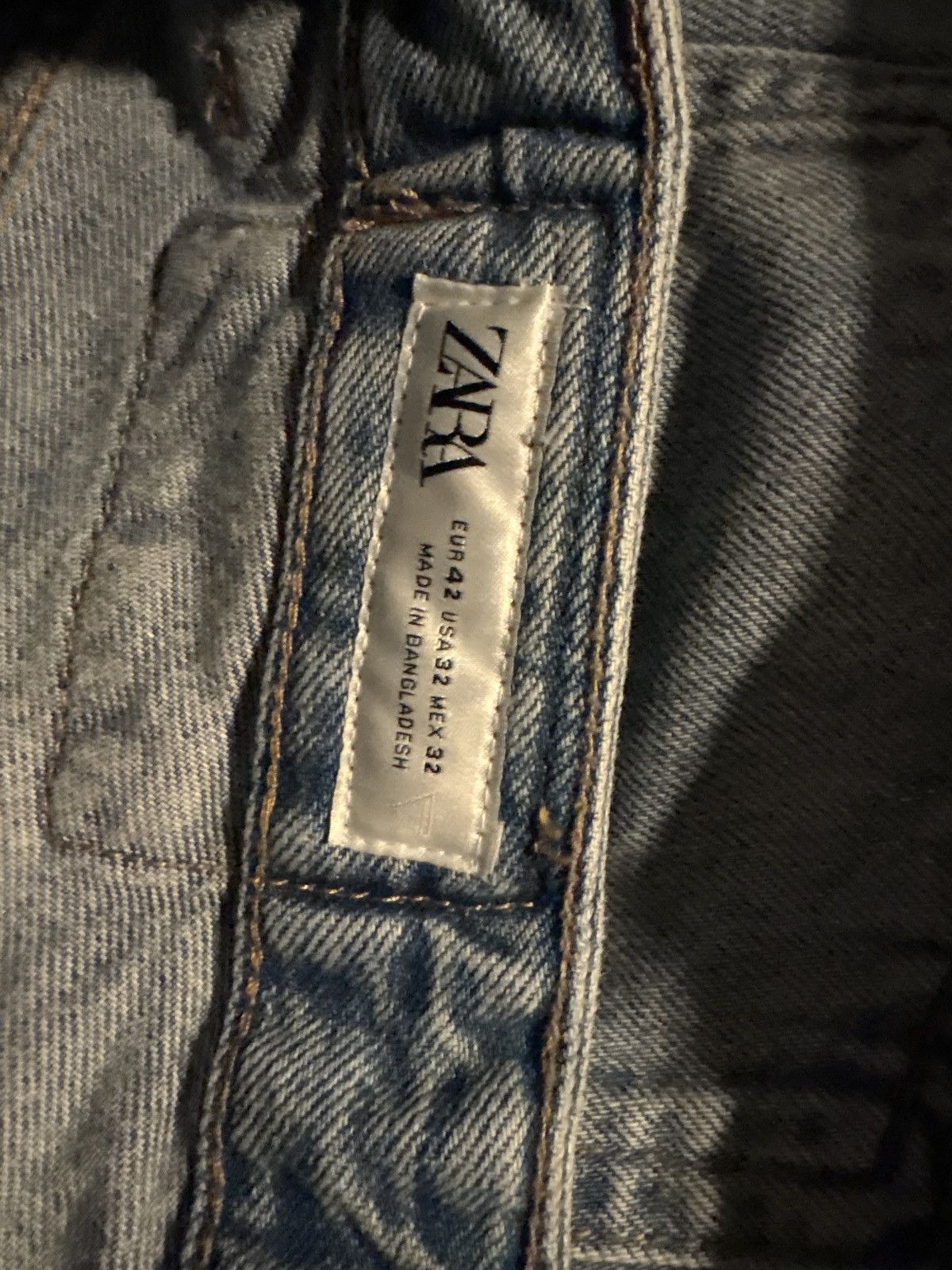 Zara Zara baggy washed blue jeans Size US 32 / EU 48 - 3 Thumbnail