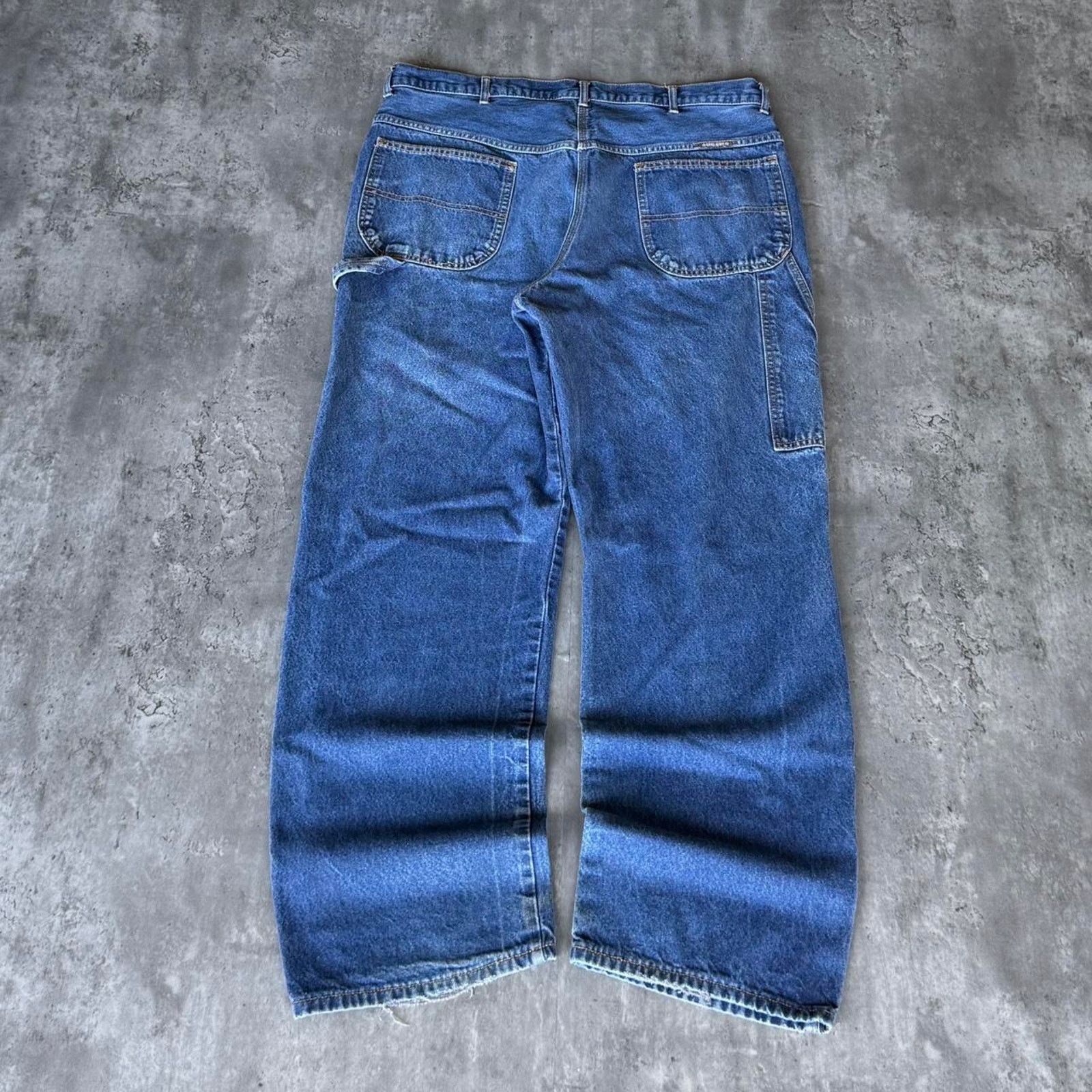 Carhartt × Vintage Y2K Carhartt Style Baggy Carpenter Skater Grunge Opium Jeans Size US 37 - 1 Thumbnail